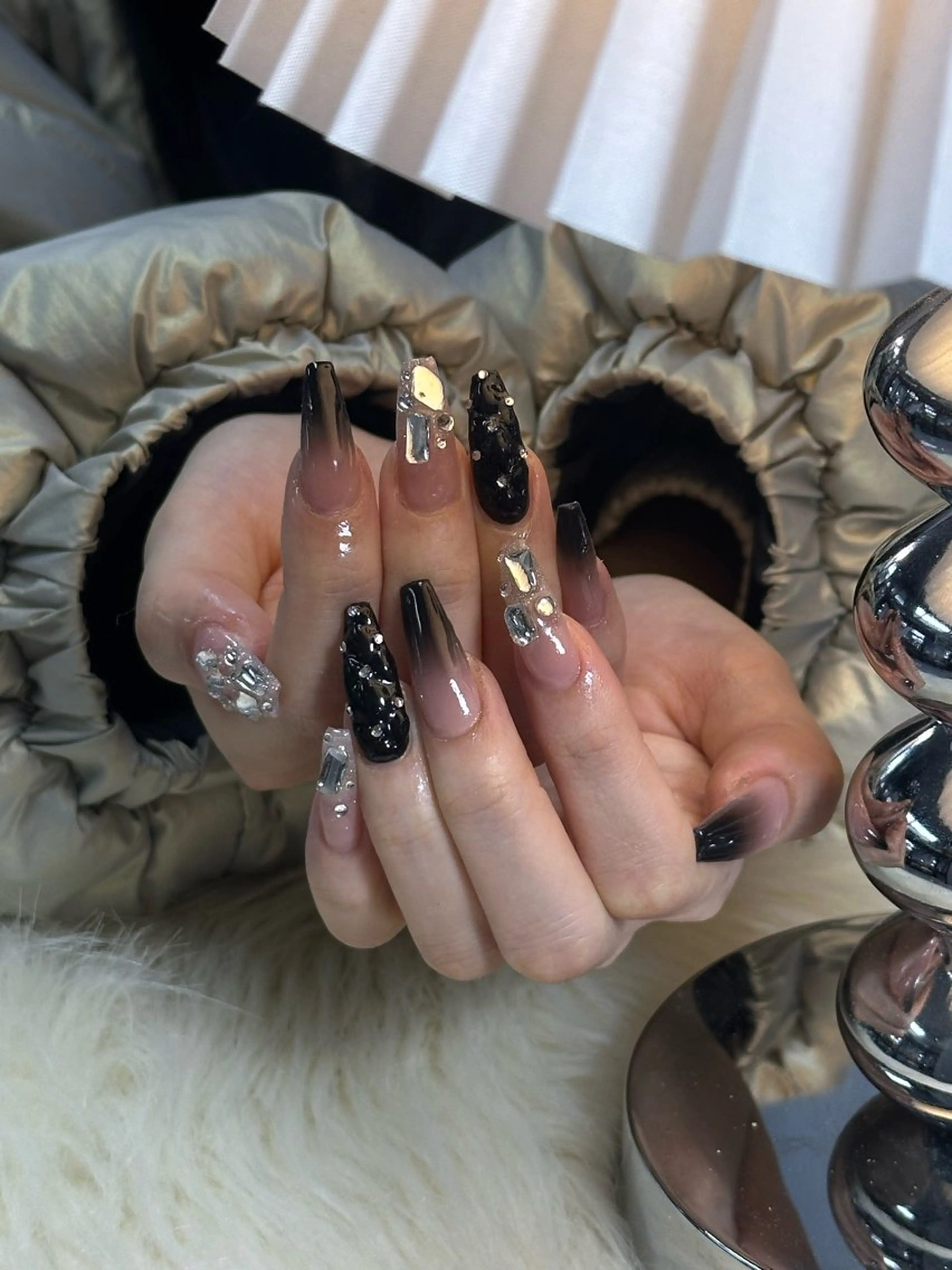 ネイル アートネイル ジェルネイル グラデーション パラジェル ワンホンネイル ハンドネイル if Hair＆Nail Salon所属・IKA /海外ネイル /個性派/ワンホンのネイルデザイン