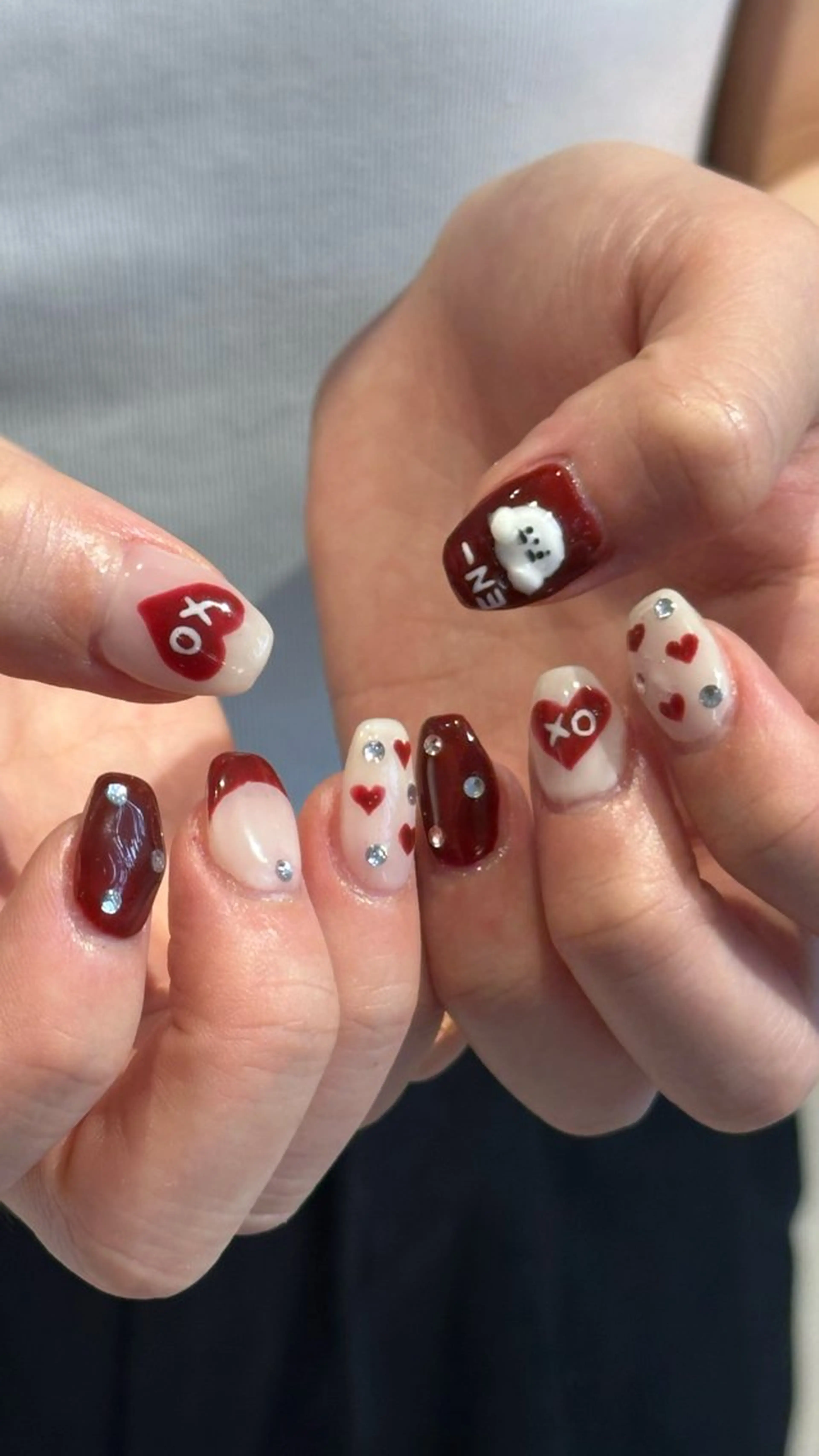 ネイル ハンドネイル 🎀韓国レイヤー特化 🎀ベージュ/ミクのヘアスタイル