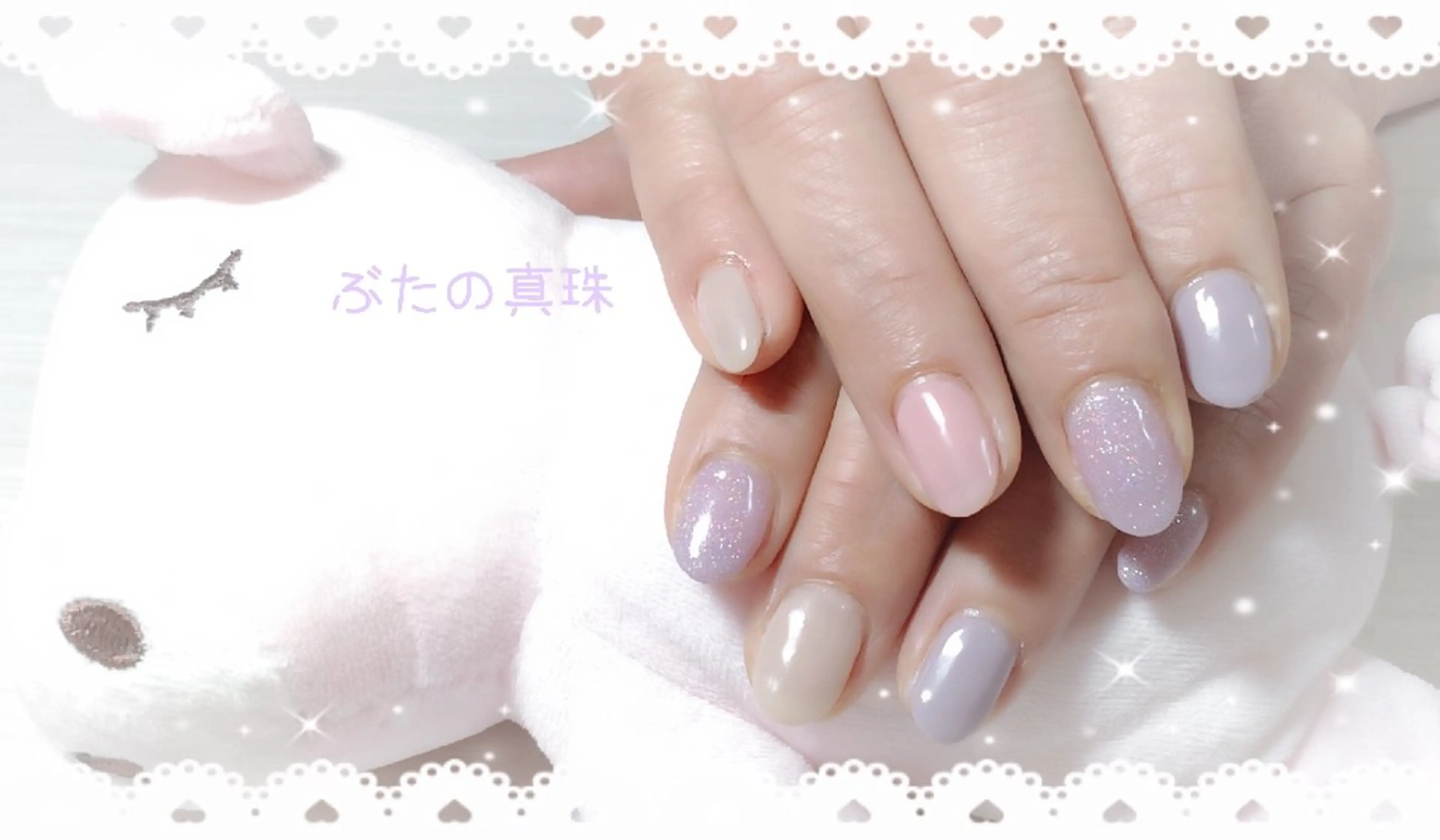 ネイル ワンカラーネイル ハンドネイル 林 珠里のネイルデザイン