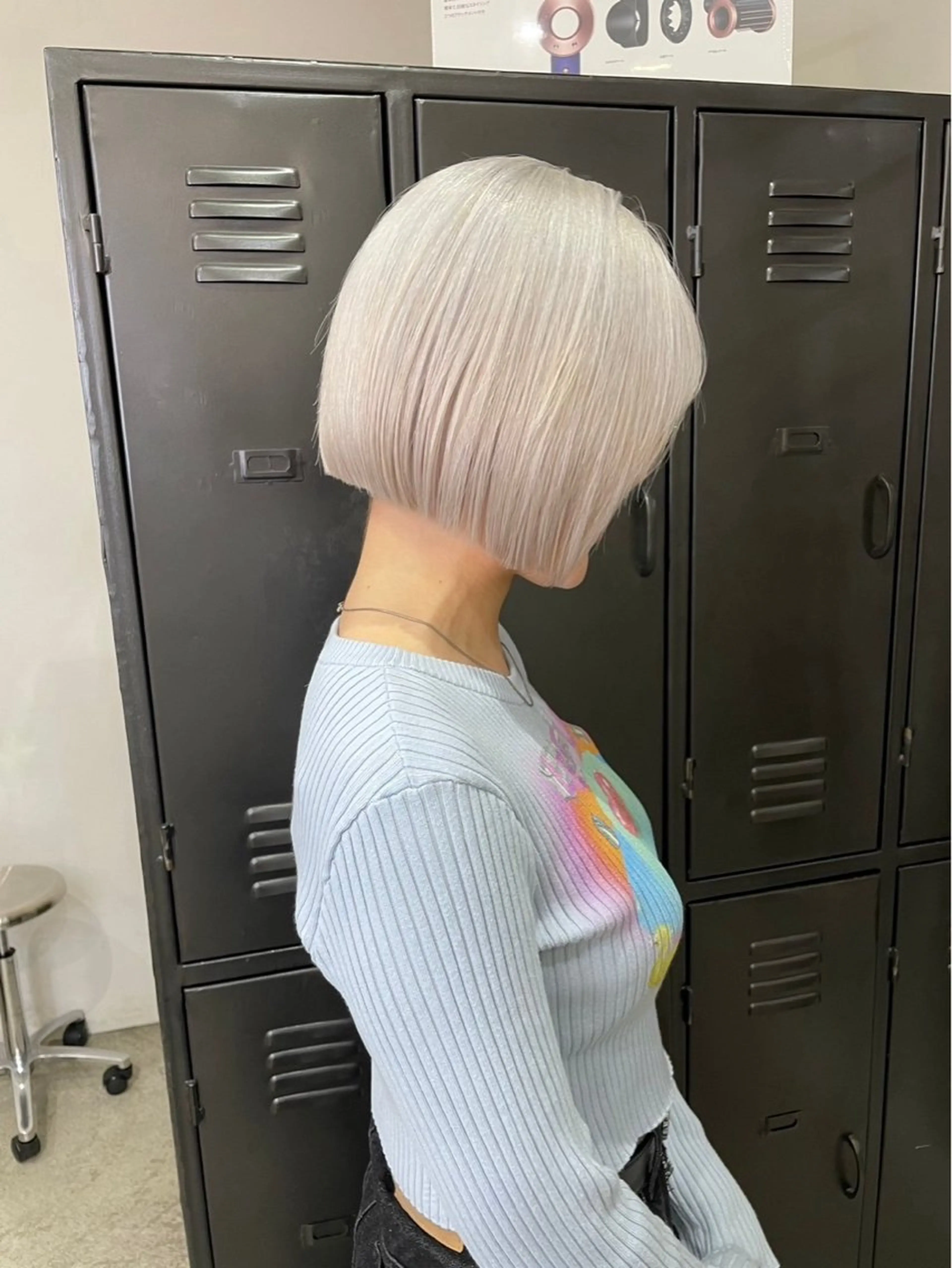 ショート カラー 時﨑 実子/透明感カラーのヘアスタイル