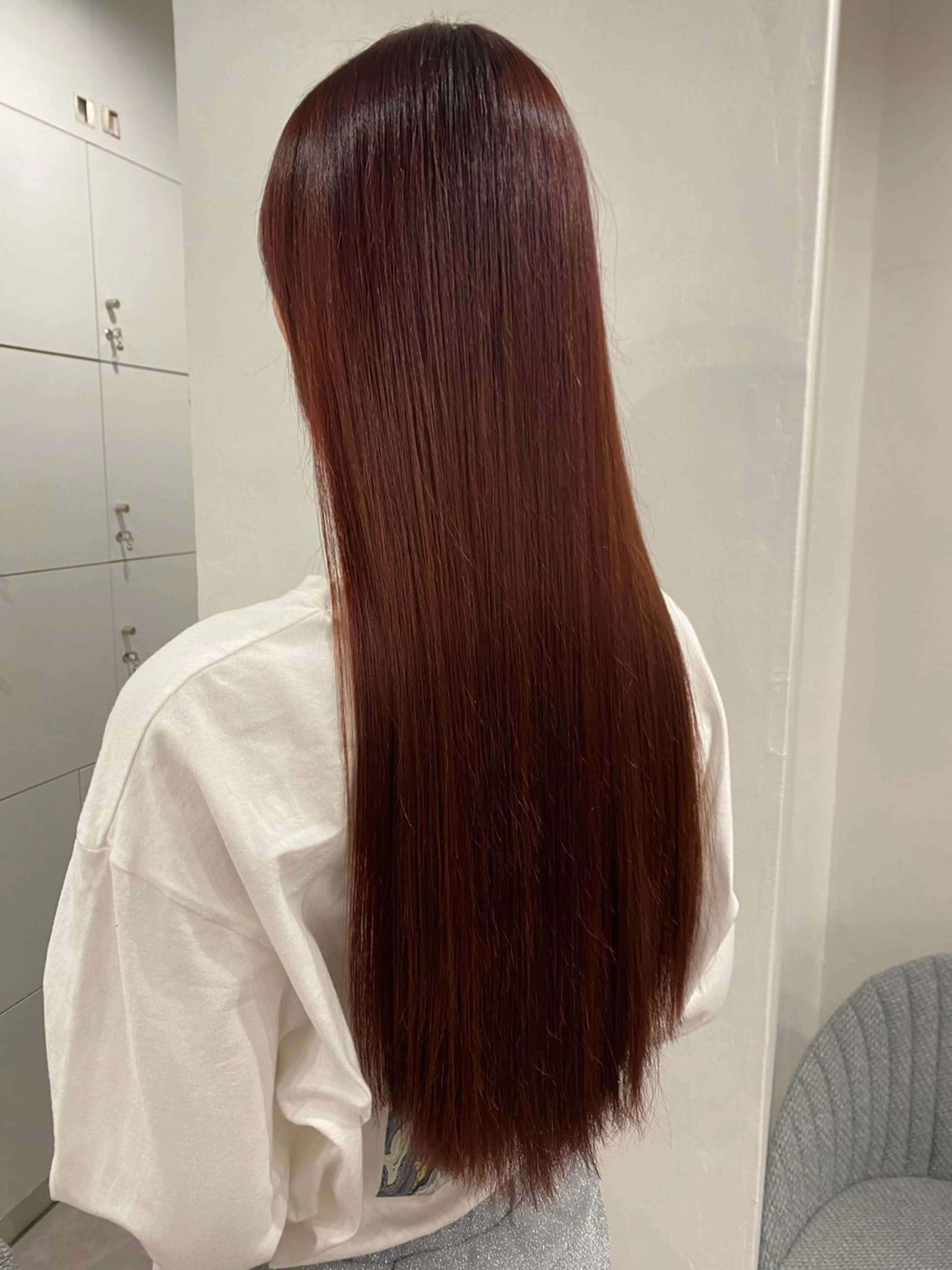 ロング カラー 細野 菜月のヘアスタイル