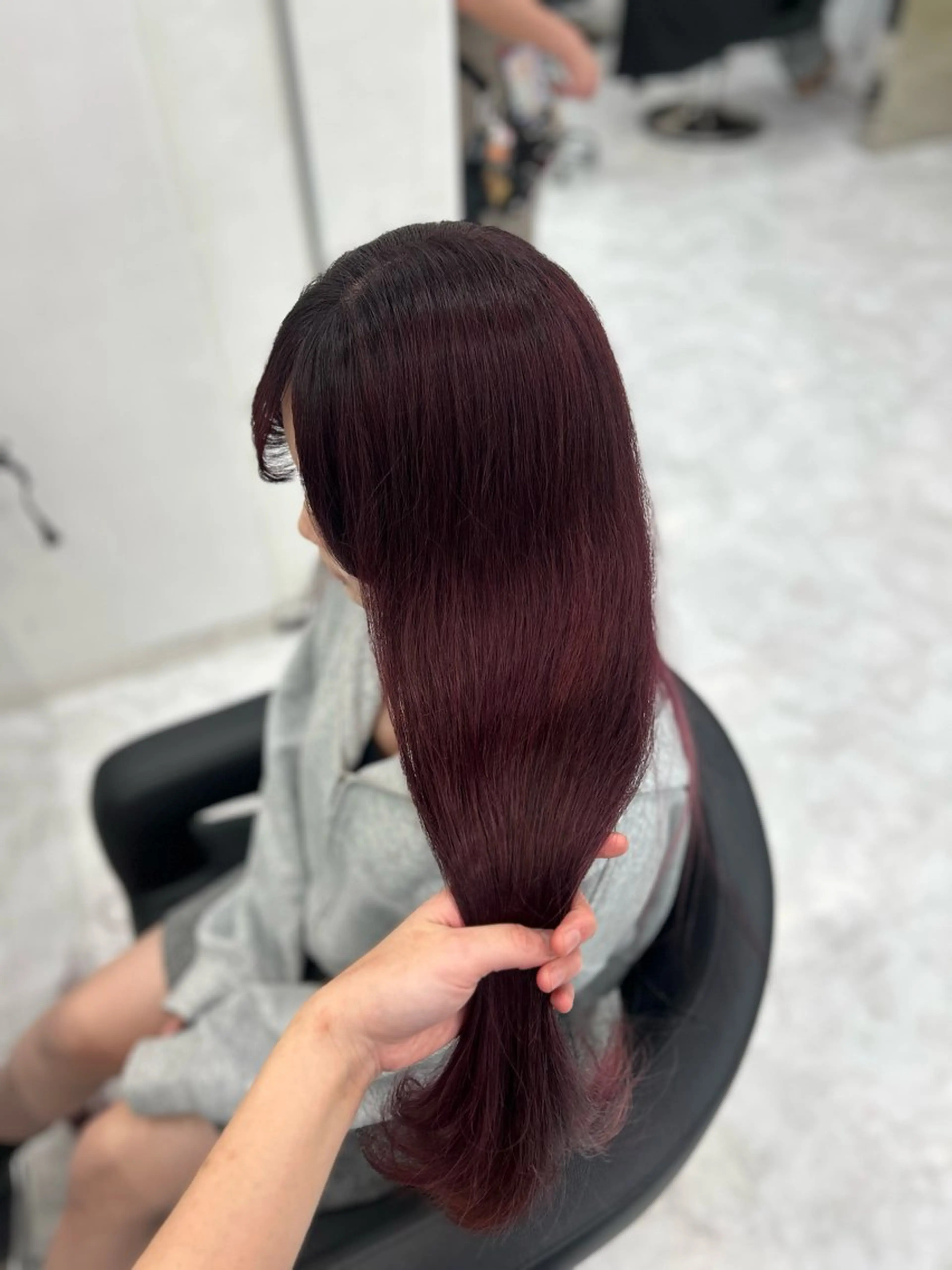 ロング ヘアカラー ヘッドスパ ヘアセット 🥀艶髪/似合わせ 暖色/まな🥀のヘアスタイル