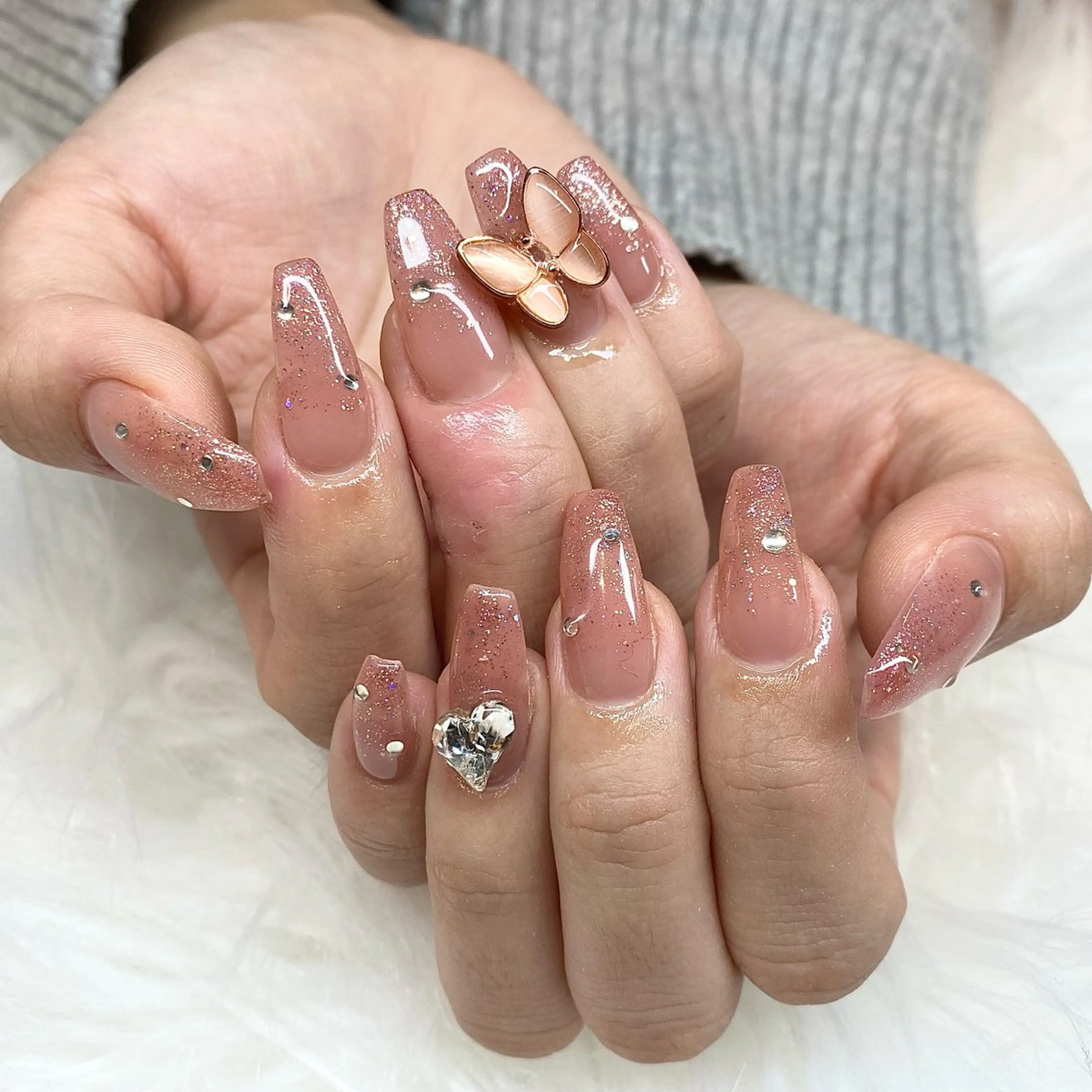 ネイル オフィスネイル ハンドネイル ♡うるちゅるネイル♡ TENTのネイルデザイン