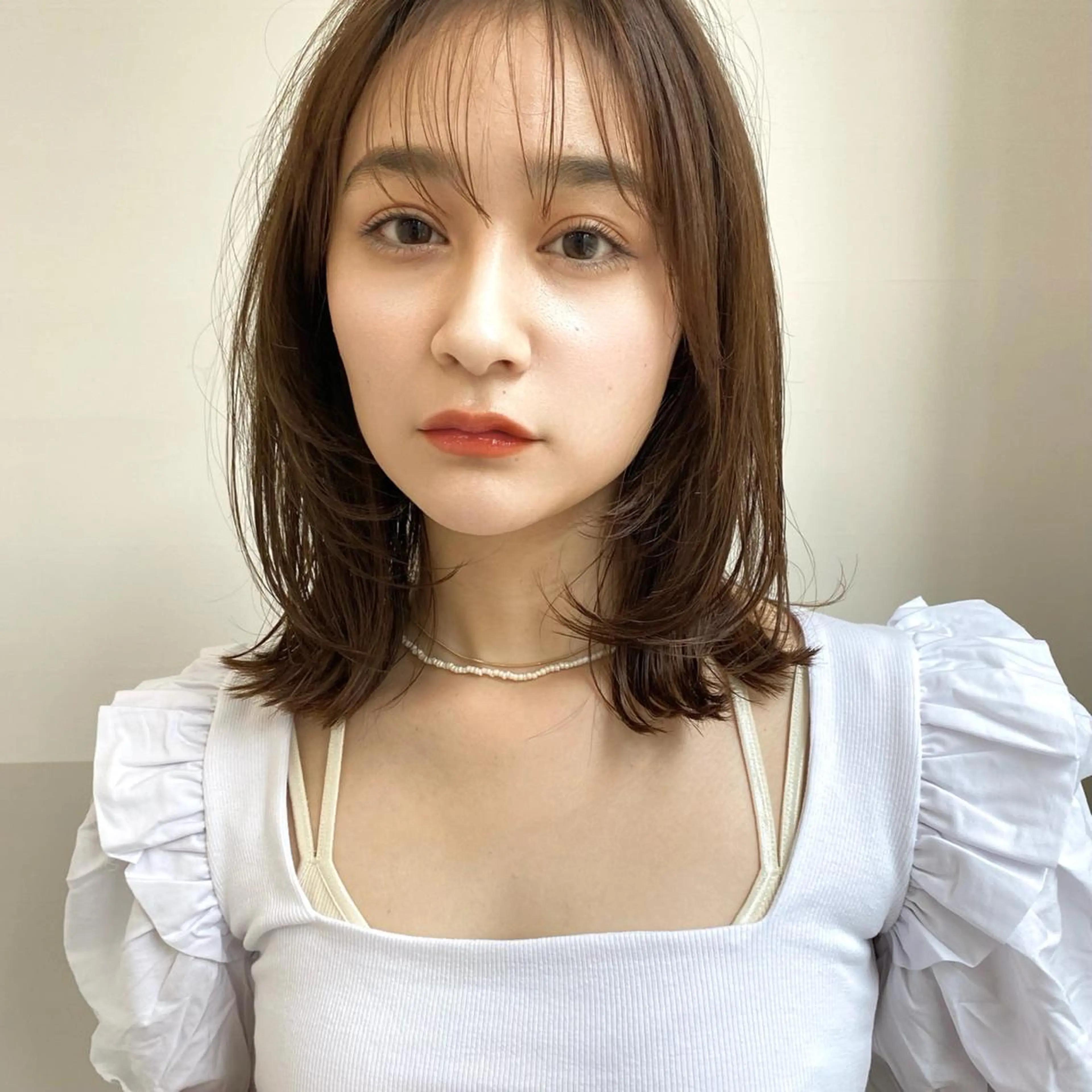 ミディアム カラー 🪭risa 暖色/レイヤー🪭のヘアスタイル