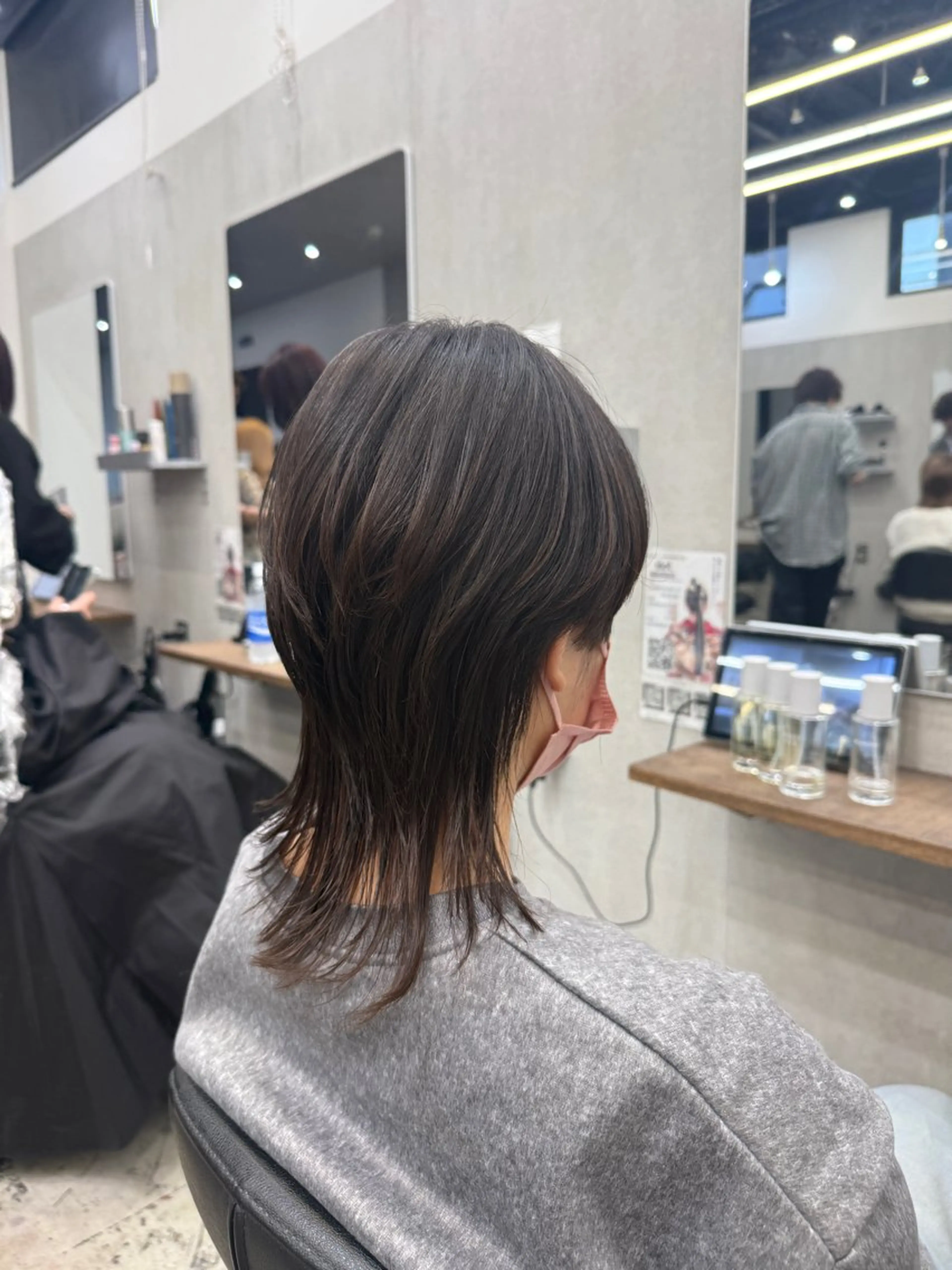 ミディアム レイヤーカット ウルフカット ウルフレイヤー カット カット¥1100 / 𝙍𝙪𝙣𝙖⟡.のヘアスタイル