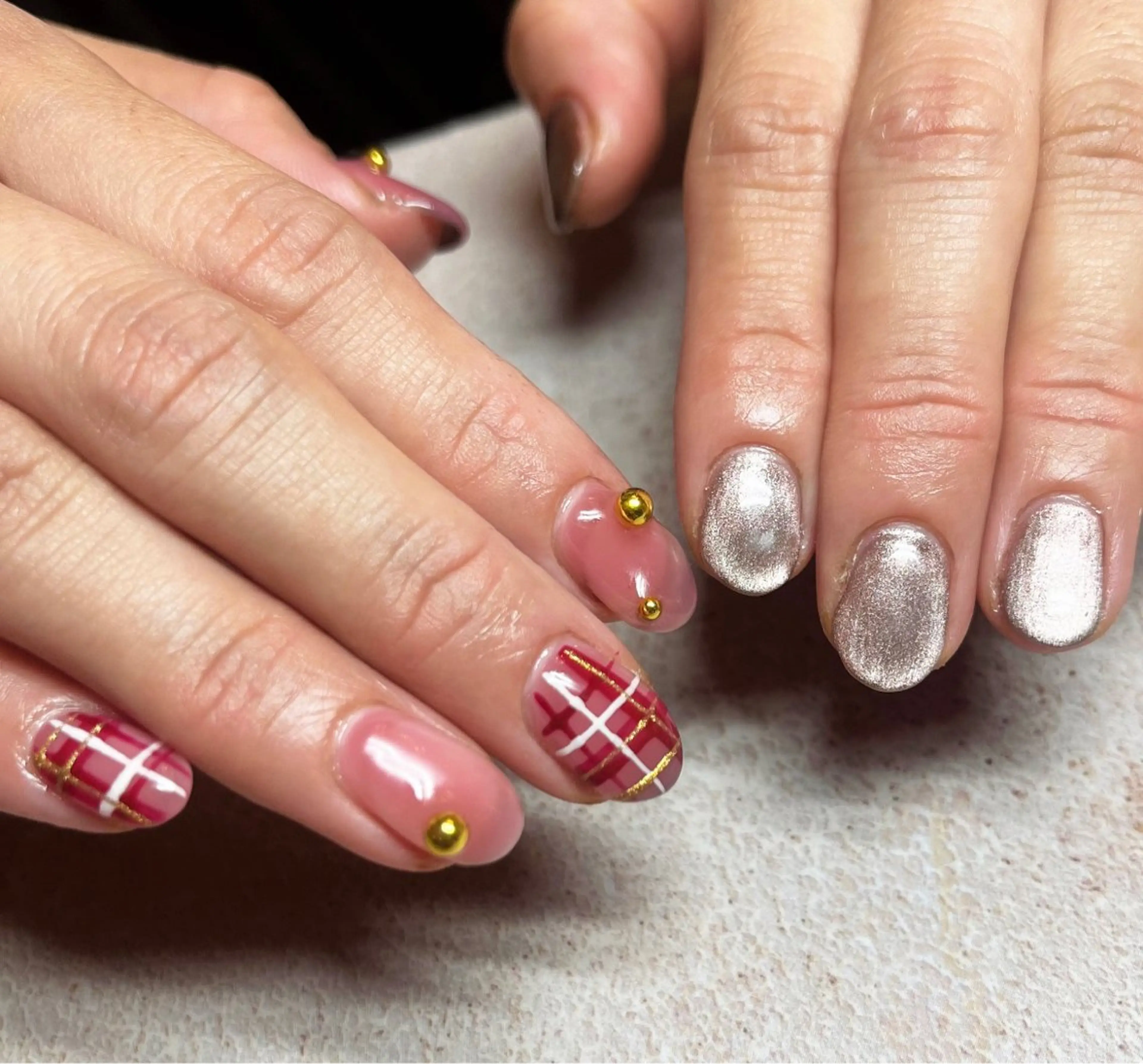 ネイル マグネットネイル ハンドネイル HazeGrass NAILのネイルデザイン