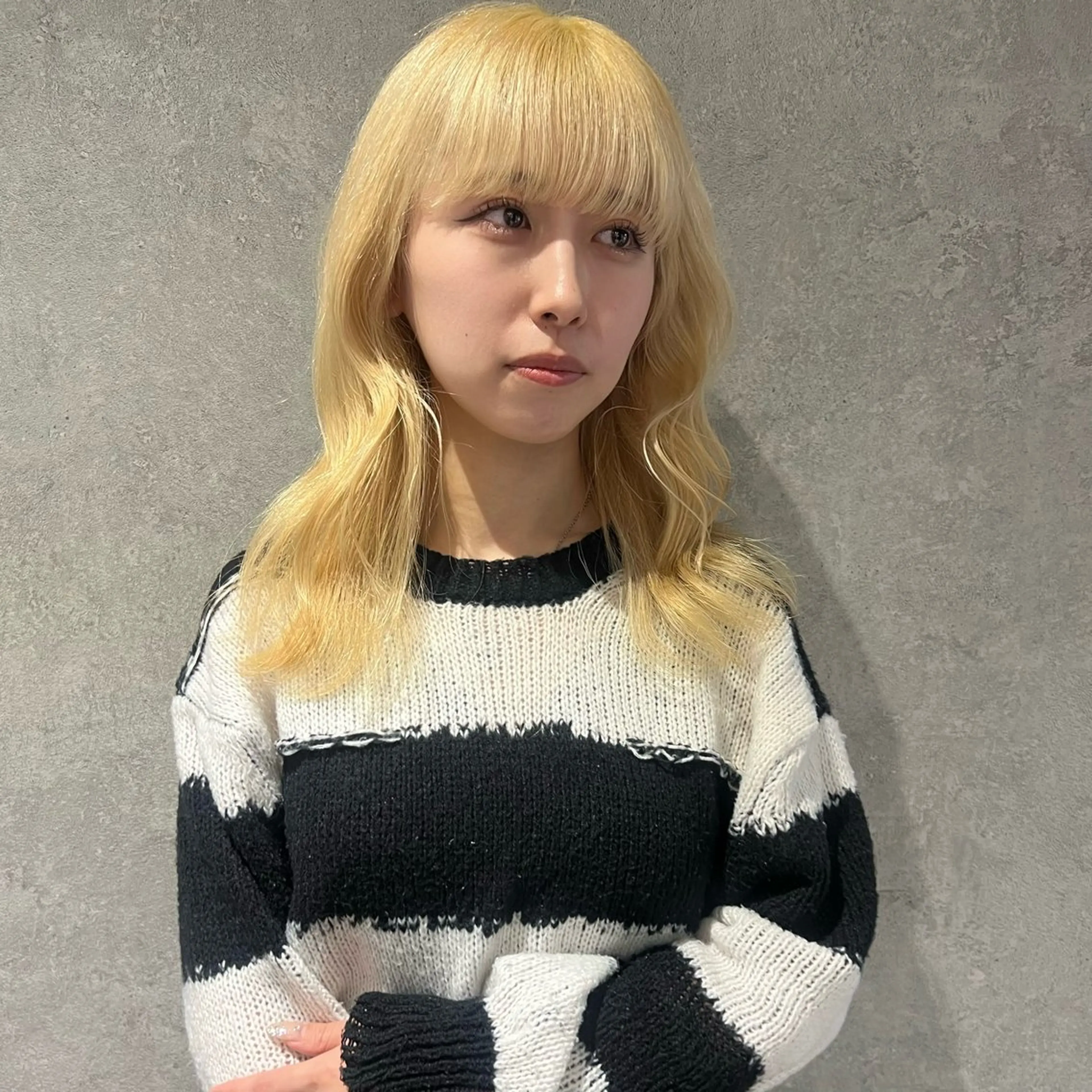 ロング 韓国風ヘア カット ヘアカラー トリートメント AI TOKYO　S所属・mizuki 【韓国レイヤー】のヘアスタイル