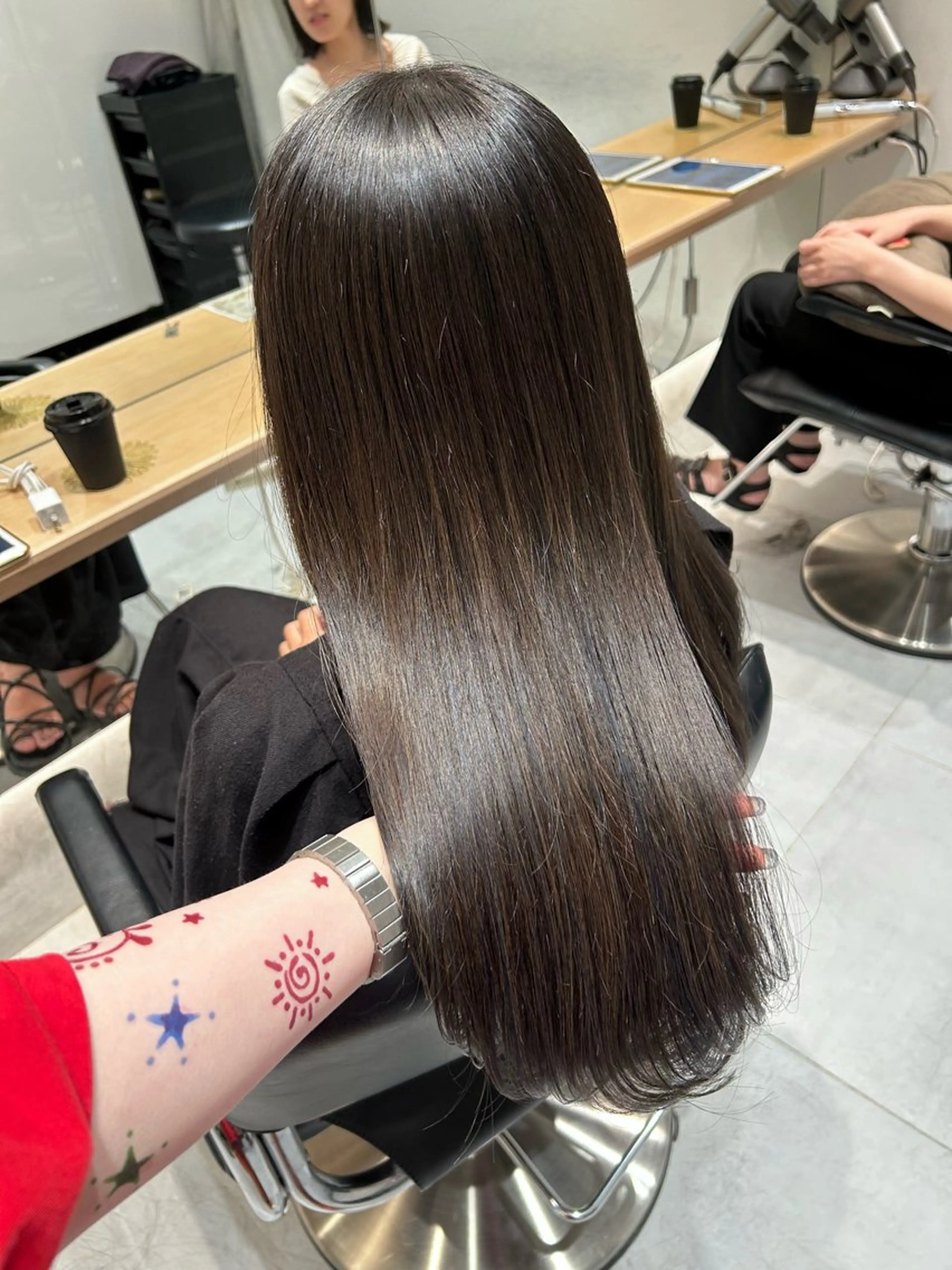 ロング カラー カット ヘアカラー トリートメント 🧚つやさらhair 🧚manakaのヘアスタイル