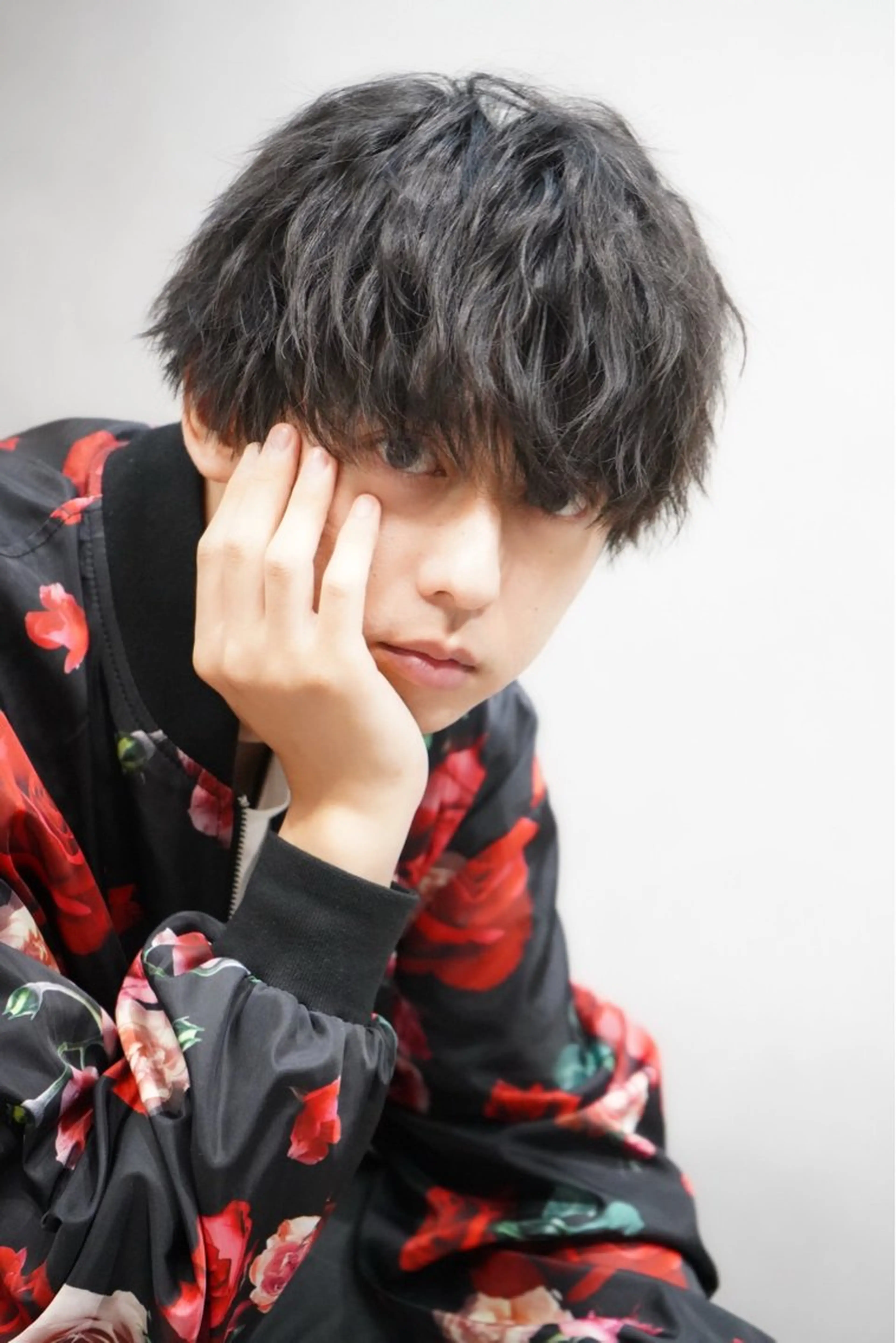 ミディアム パーマ メンズ マッシュ カット パーマ ヘアセット ショートヘア🔥メン ズ特化パーマ/そめやのヘアスタイル