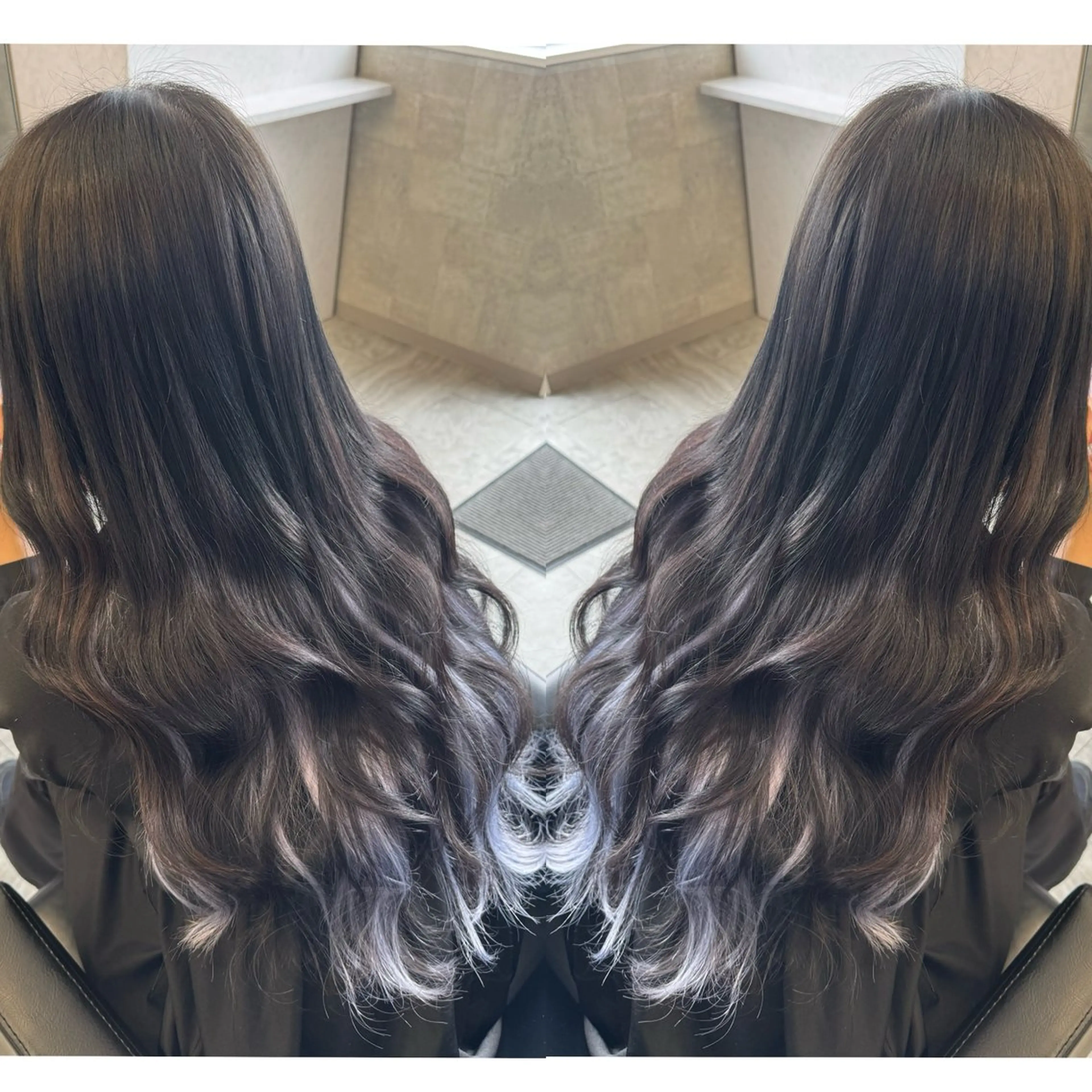 ロング カラー ヘアアレンジ SKILL石岡本店所属・ՏKIᒪᒪ石岡店 本田のヘアスタイル