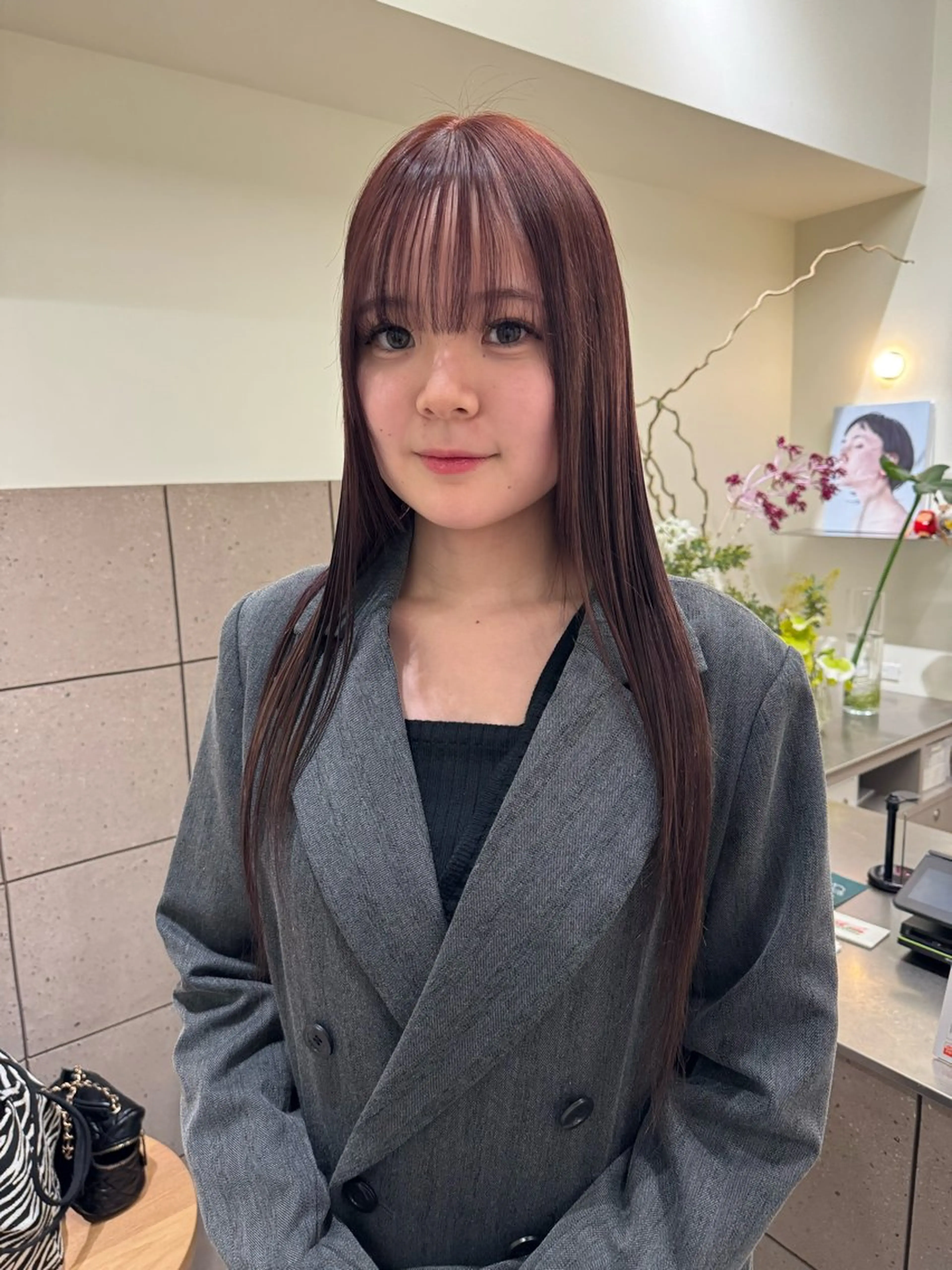 ロング ブリーチ無しダブルカラー +Xトリートメントの写真