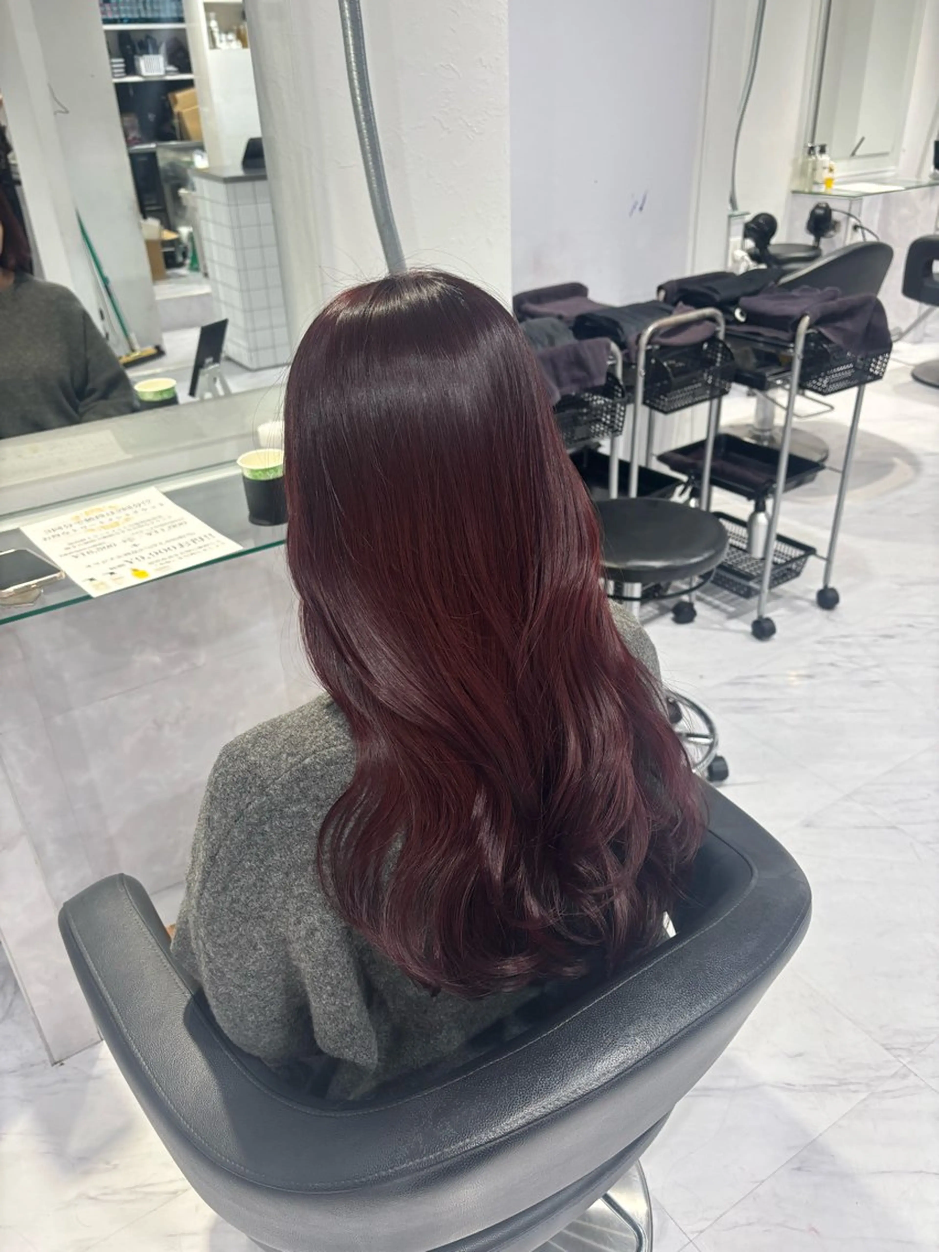 ロング カラー ヘアカラー トリートメント 髪質改善🩰透明感カ ラー🎀hinanoのヘアスタイル