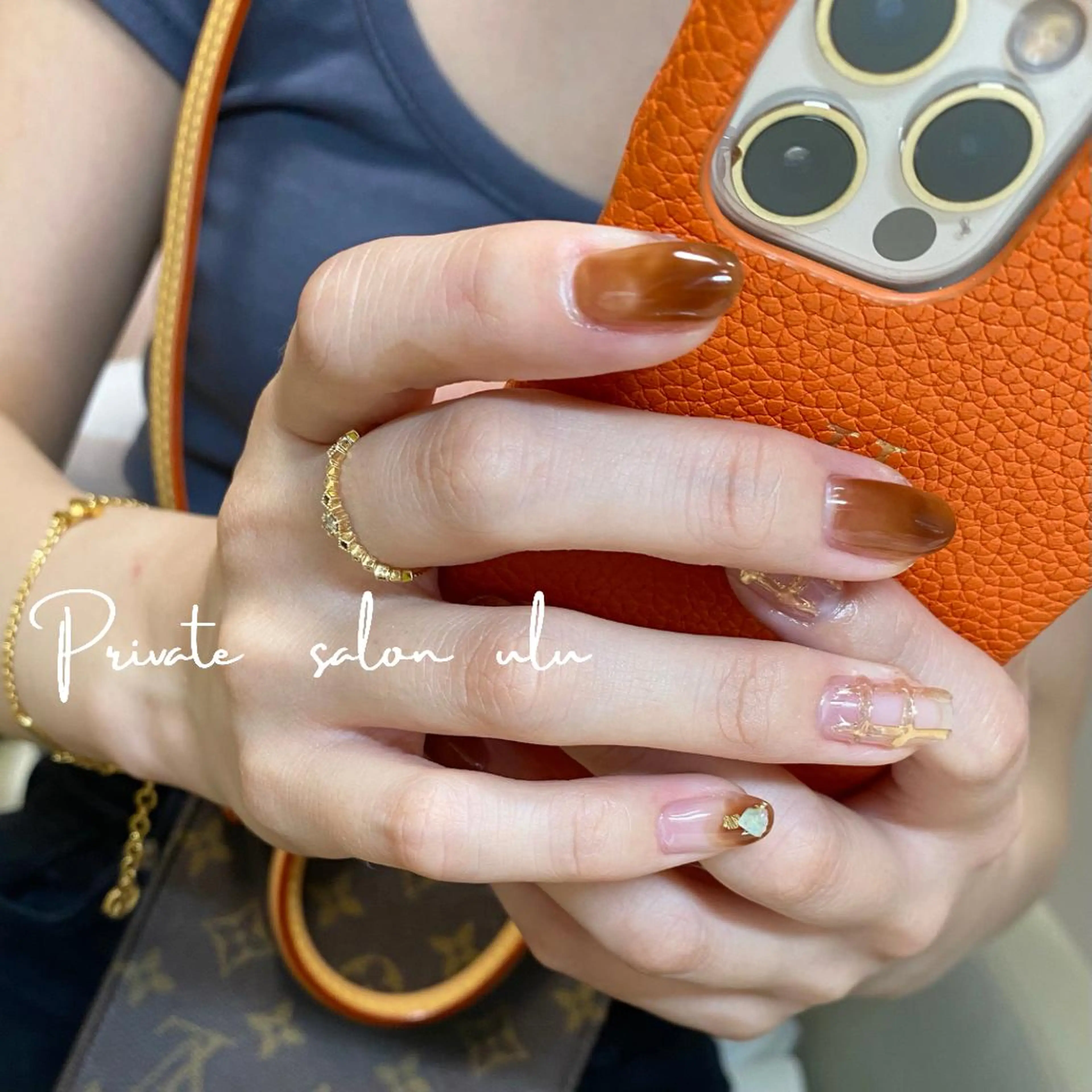 パーマ ♡Private salon　uLu♡のネイルデザイン