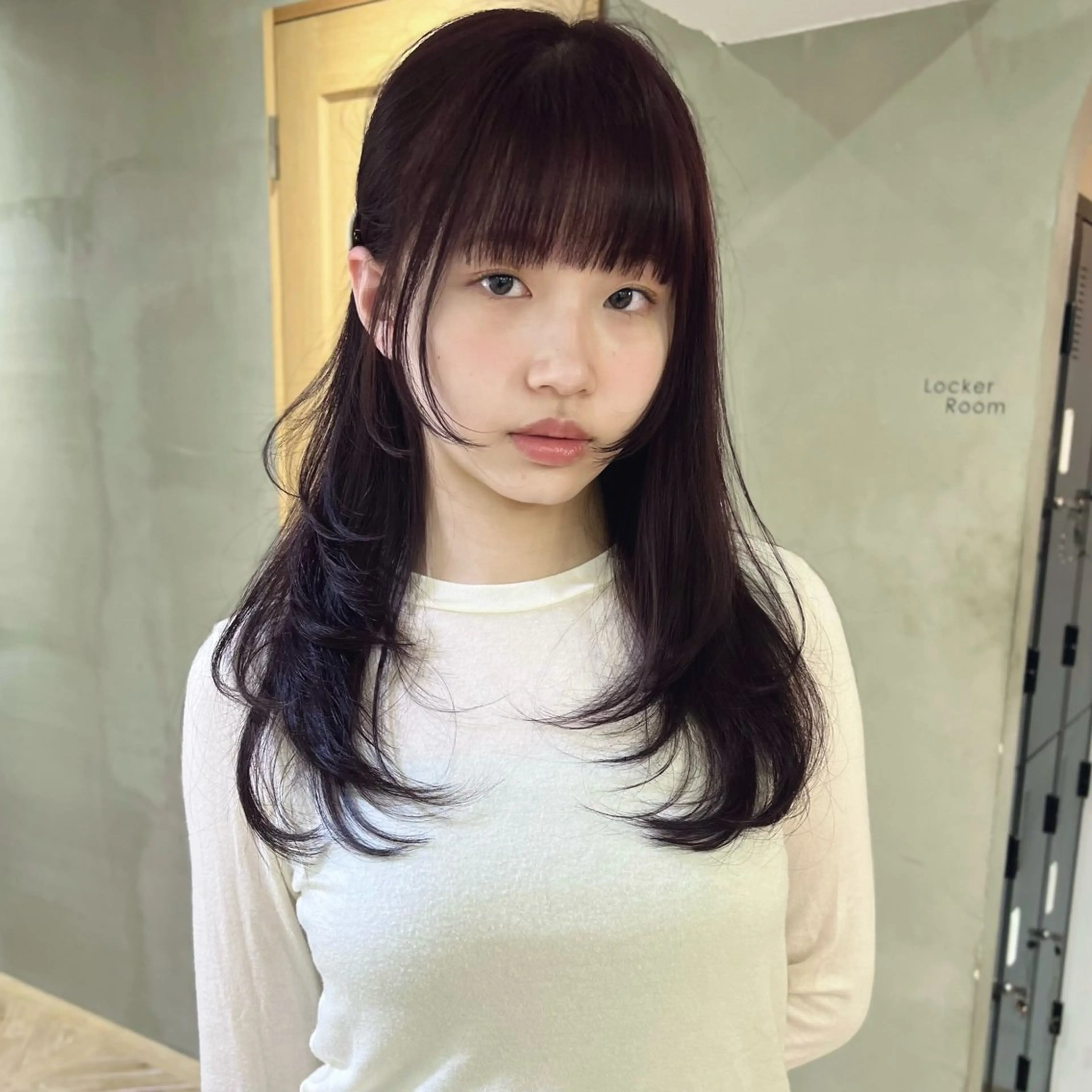 ロング カラー 透明感カラー カット ヘアカラー トリートメント レイヤーカット/暖色 カラー/mao🎀のヘアスタイル