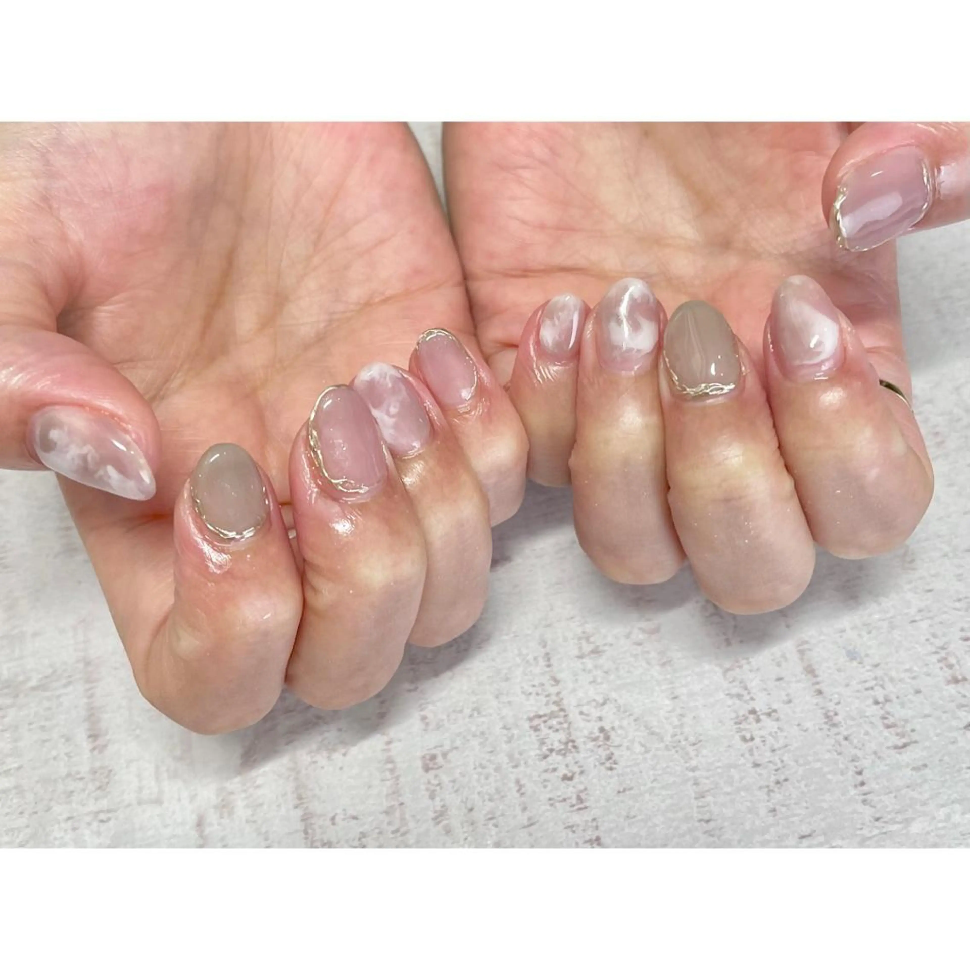 ネイル 𖡼 yumenoのネイルデザイン