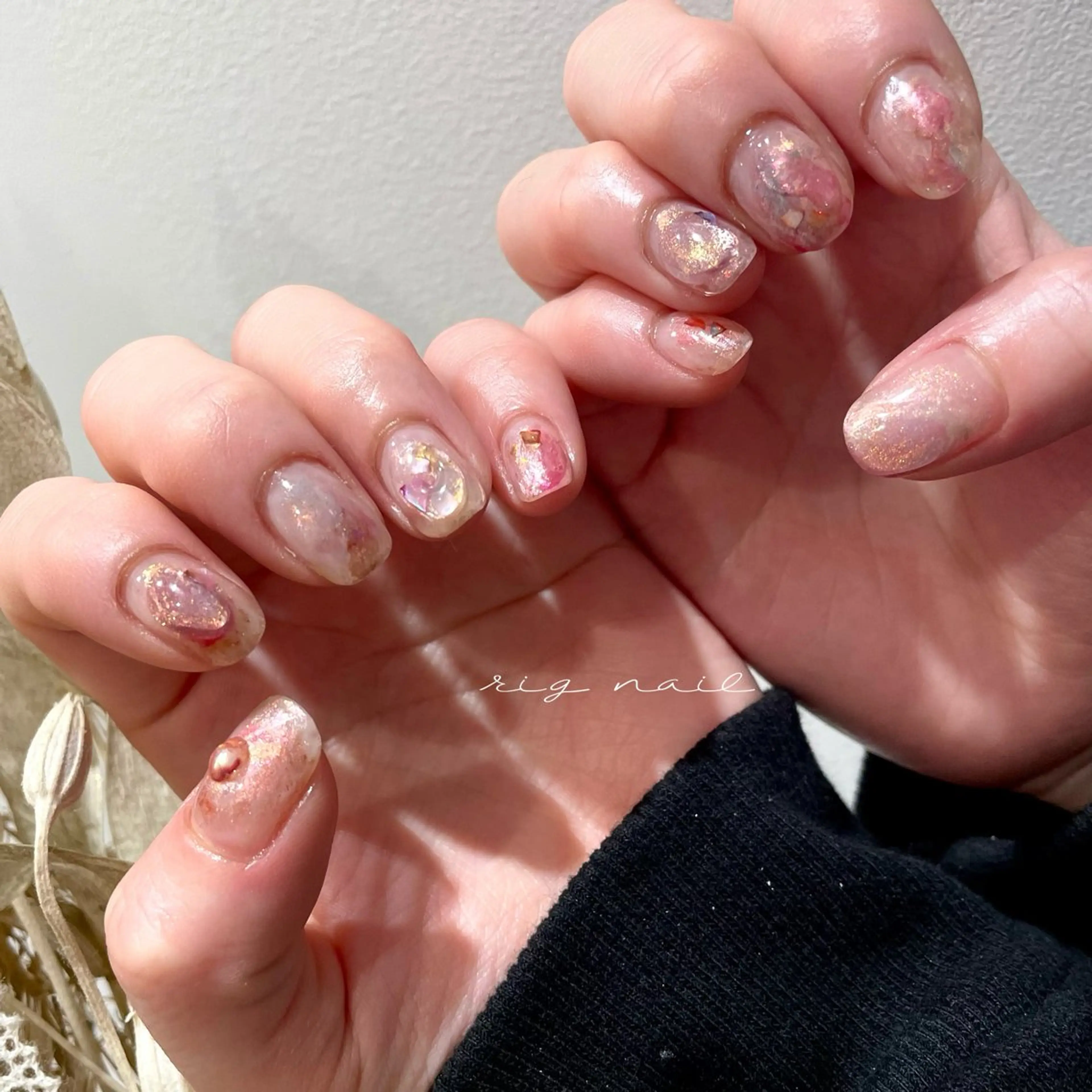 ネイル ハンドネイル rig nail草加店所属・松本 紋世のネイルデザイン