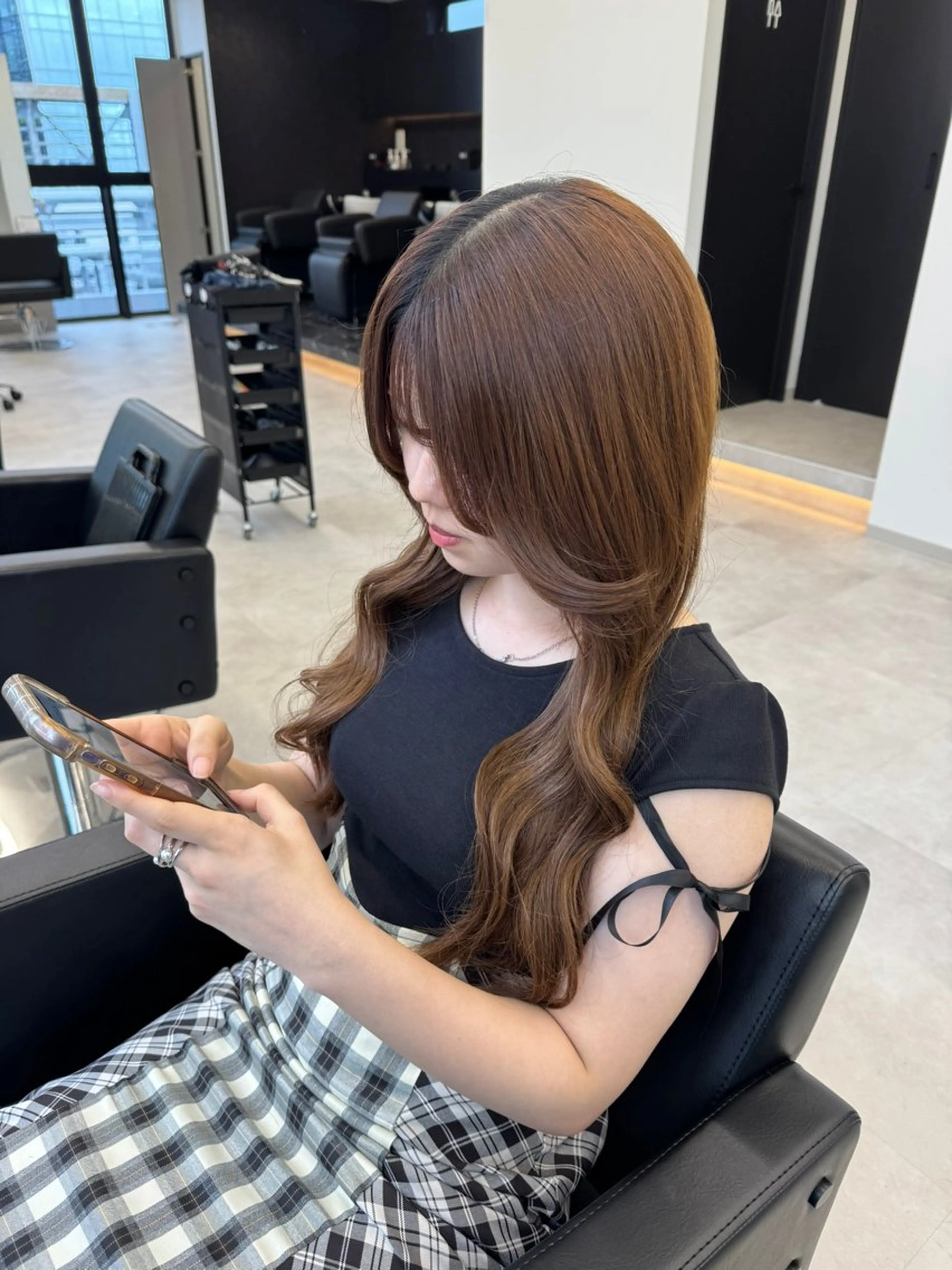 ロング エクステ ロング ウルフカット エクステ/透明感 韓国ヘア/KENTAのヘアスタイル