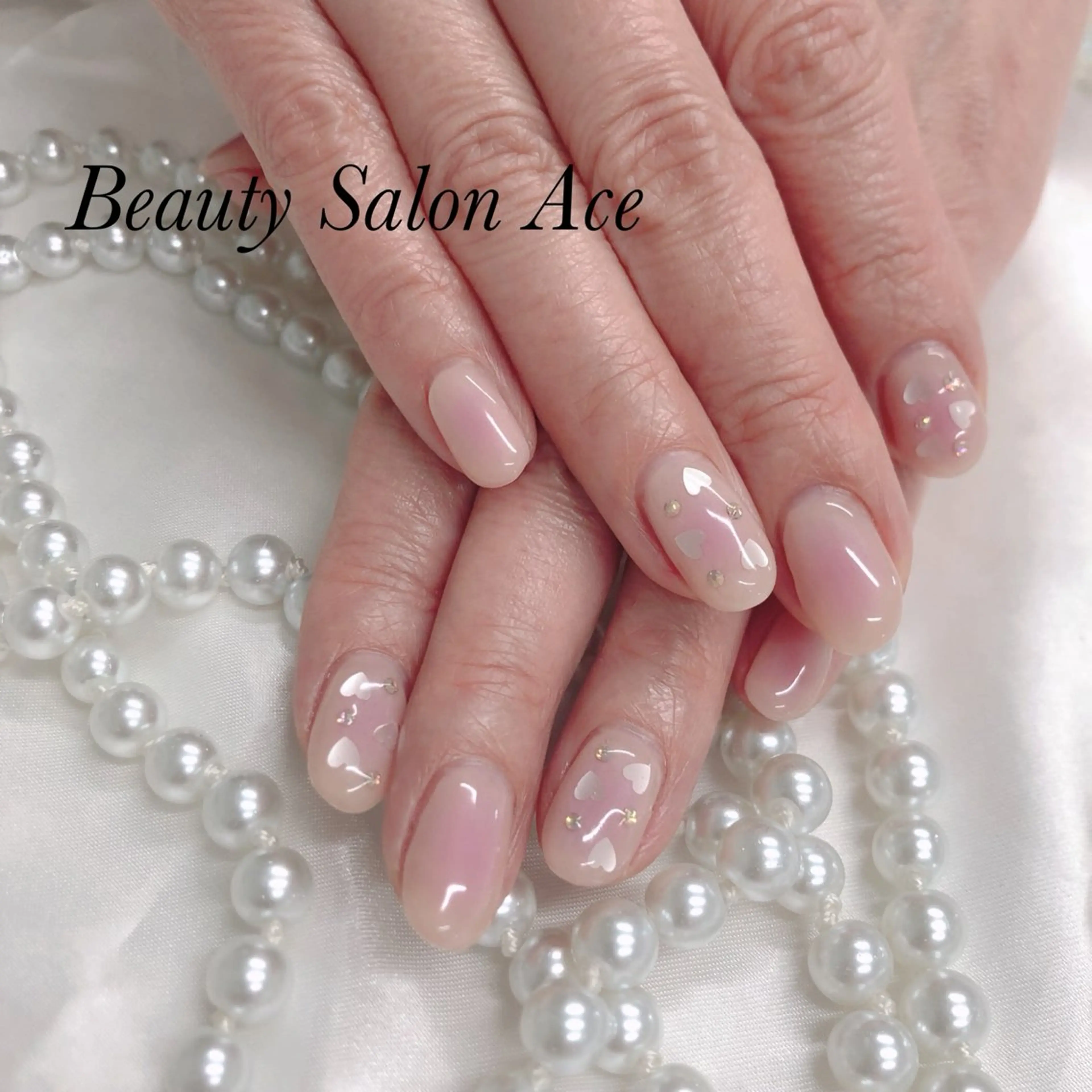 ネイル ハンドネイル ハンドケア Beauty Salon Ace（ネイルサロン　エース）所属・池袋フィルイン Ace♡長さだしのネイルデザイン