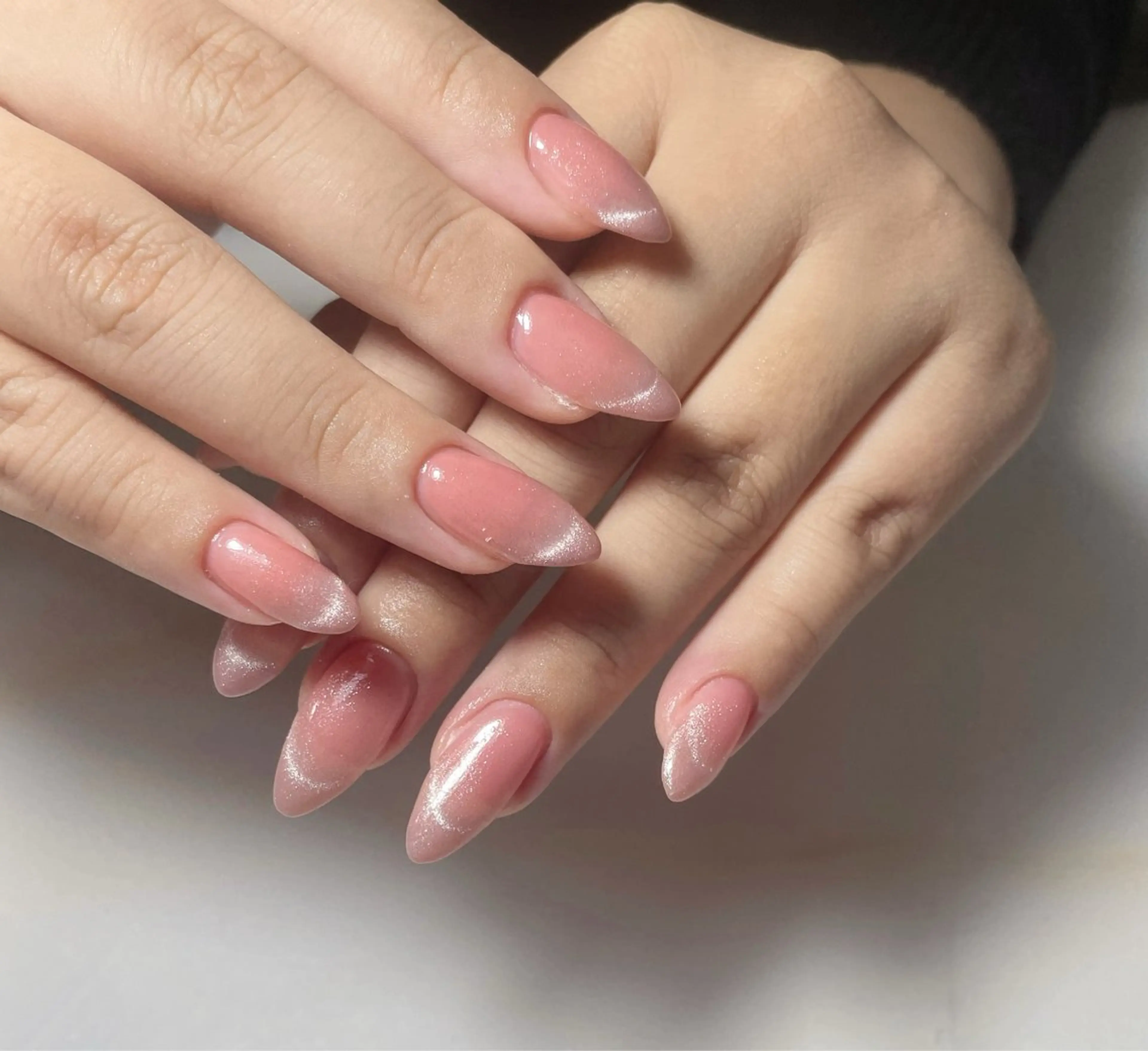 ネイル アートネイル フレンチネイル ジェルネイル グラデーション 韓国ネイル ハンドネイル 久保田 マリコのネイルデザイン