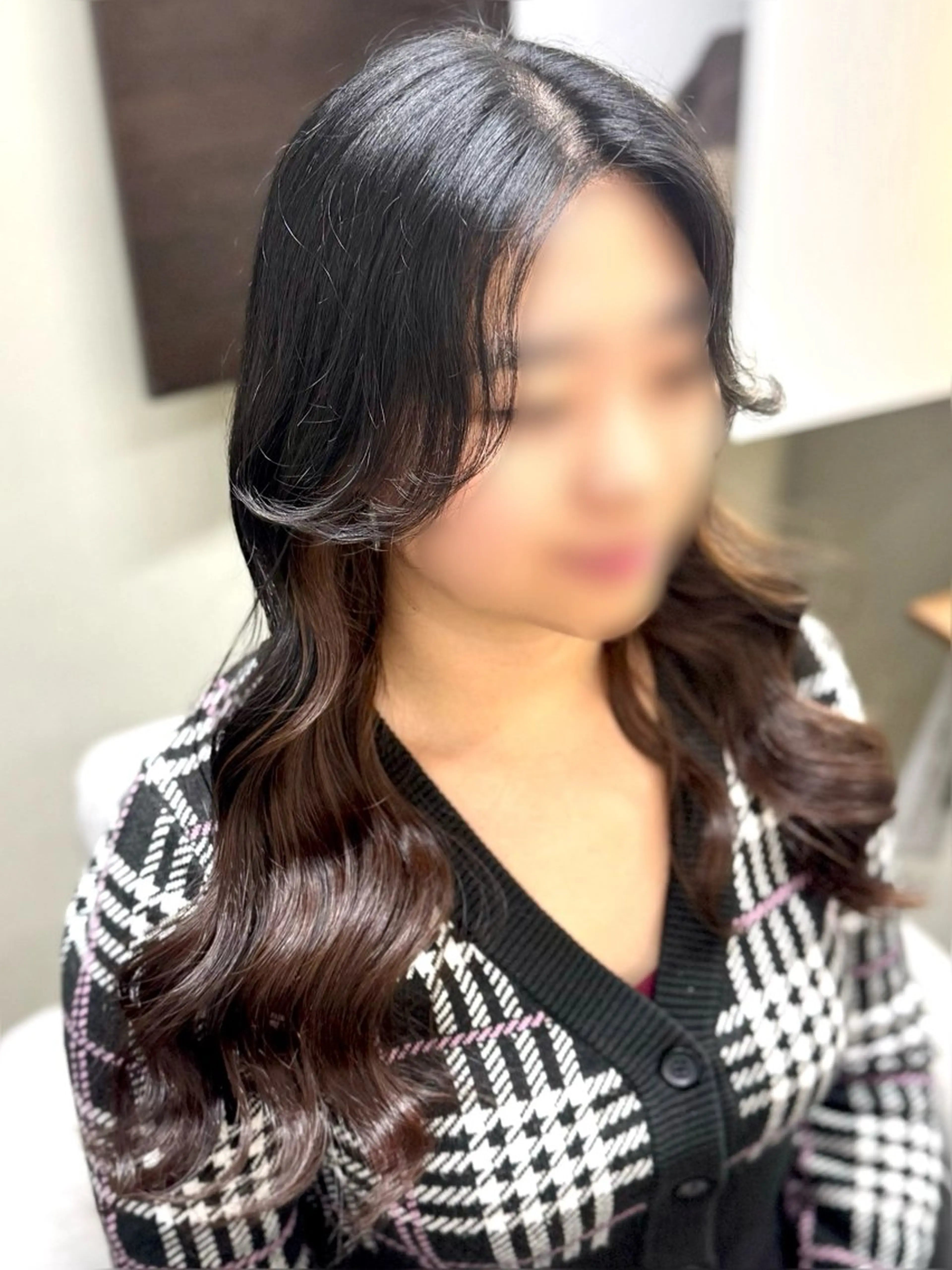 ロング カラー 巻ける美髪矯正/ 韓国ヘア/yutaのヘアスタイル