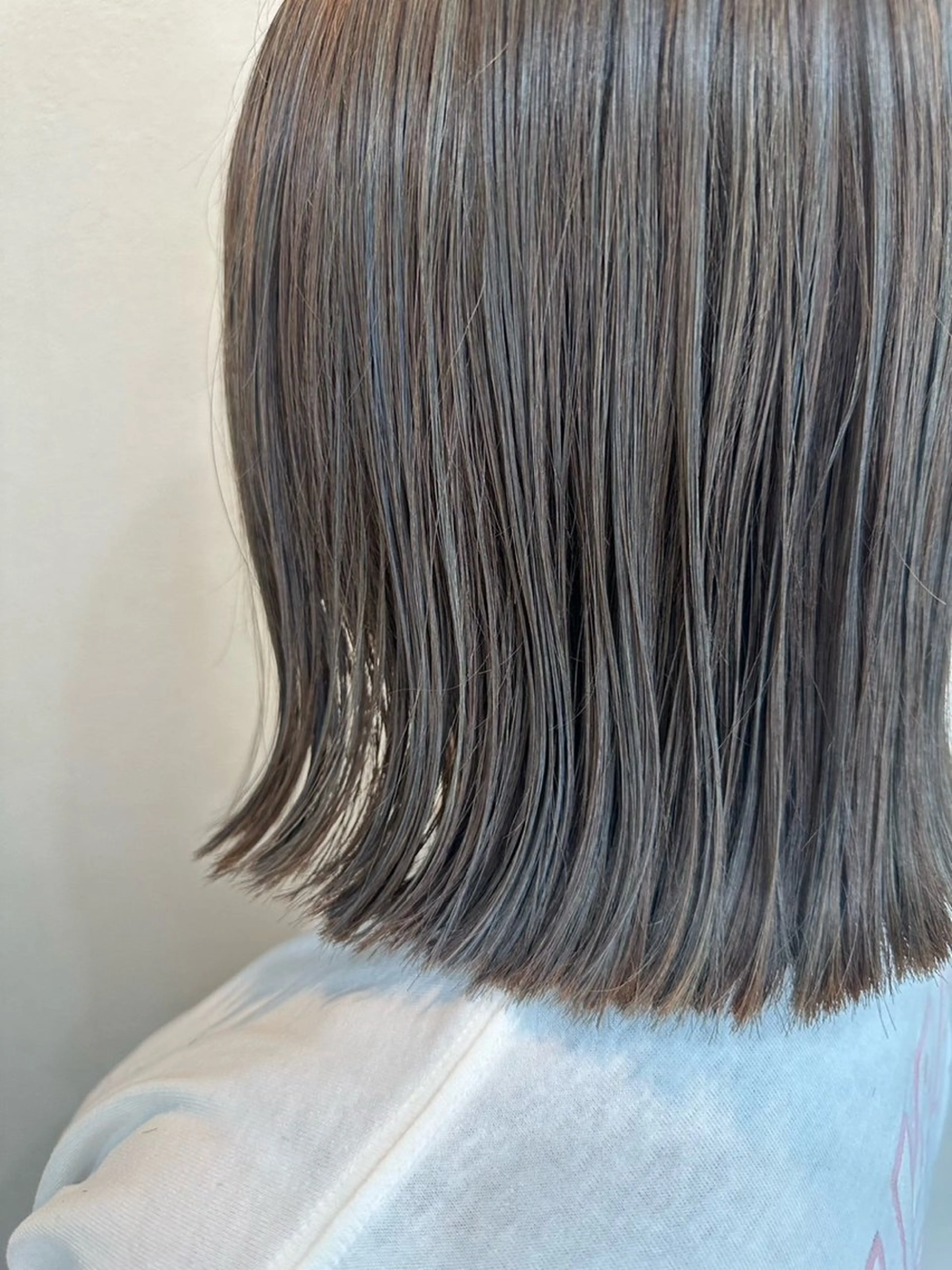 セミロング カット ヘアカラー トリートメント miyu/ハイライト ブリーチモデル募集中のヘアスタイル