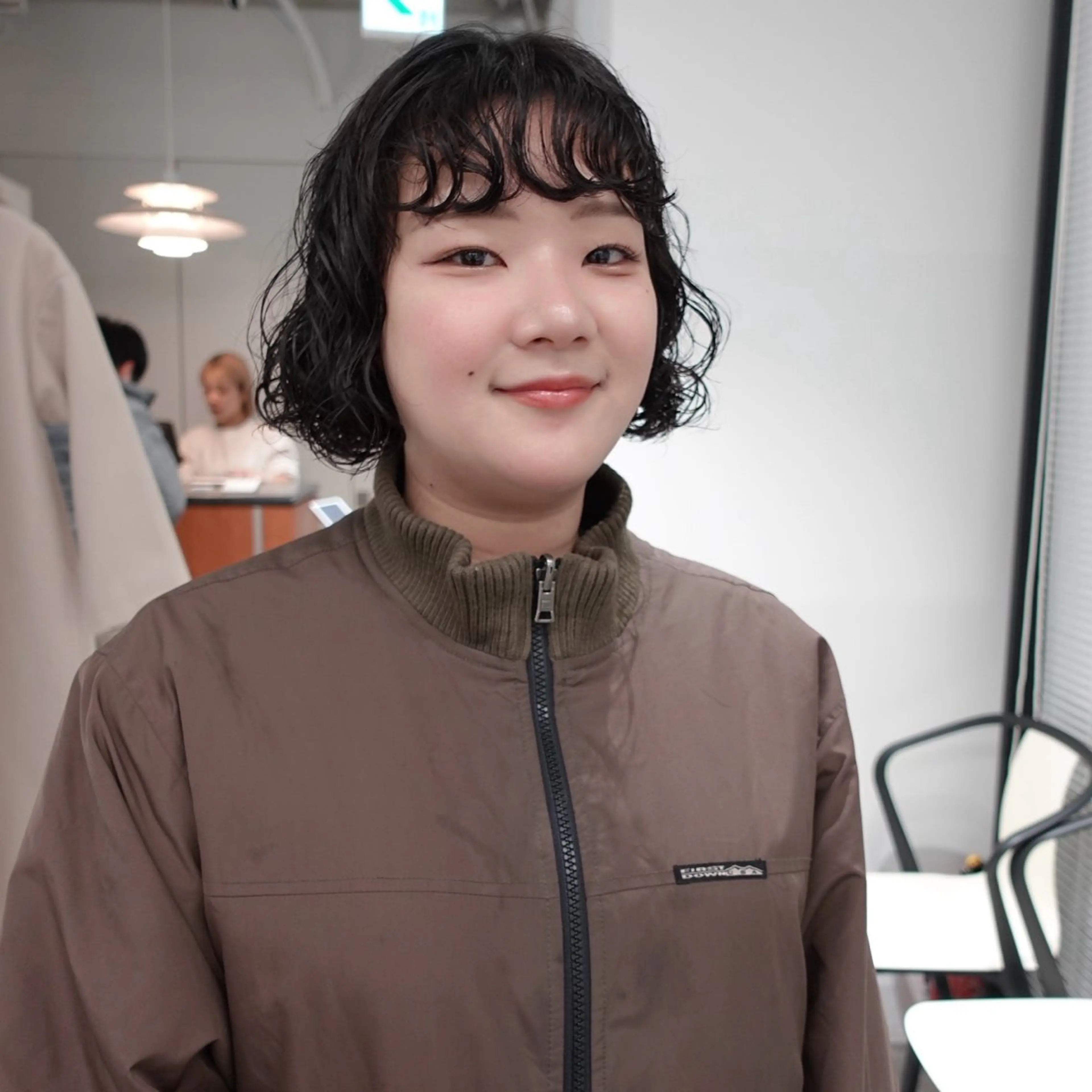 ショート パーマ ヘアアレンジ ボブ カット パーマ 🌐サトウ リョウ🌐のヘアスタイル