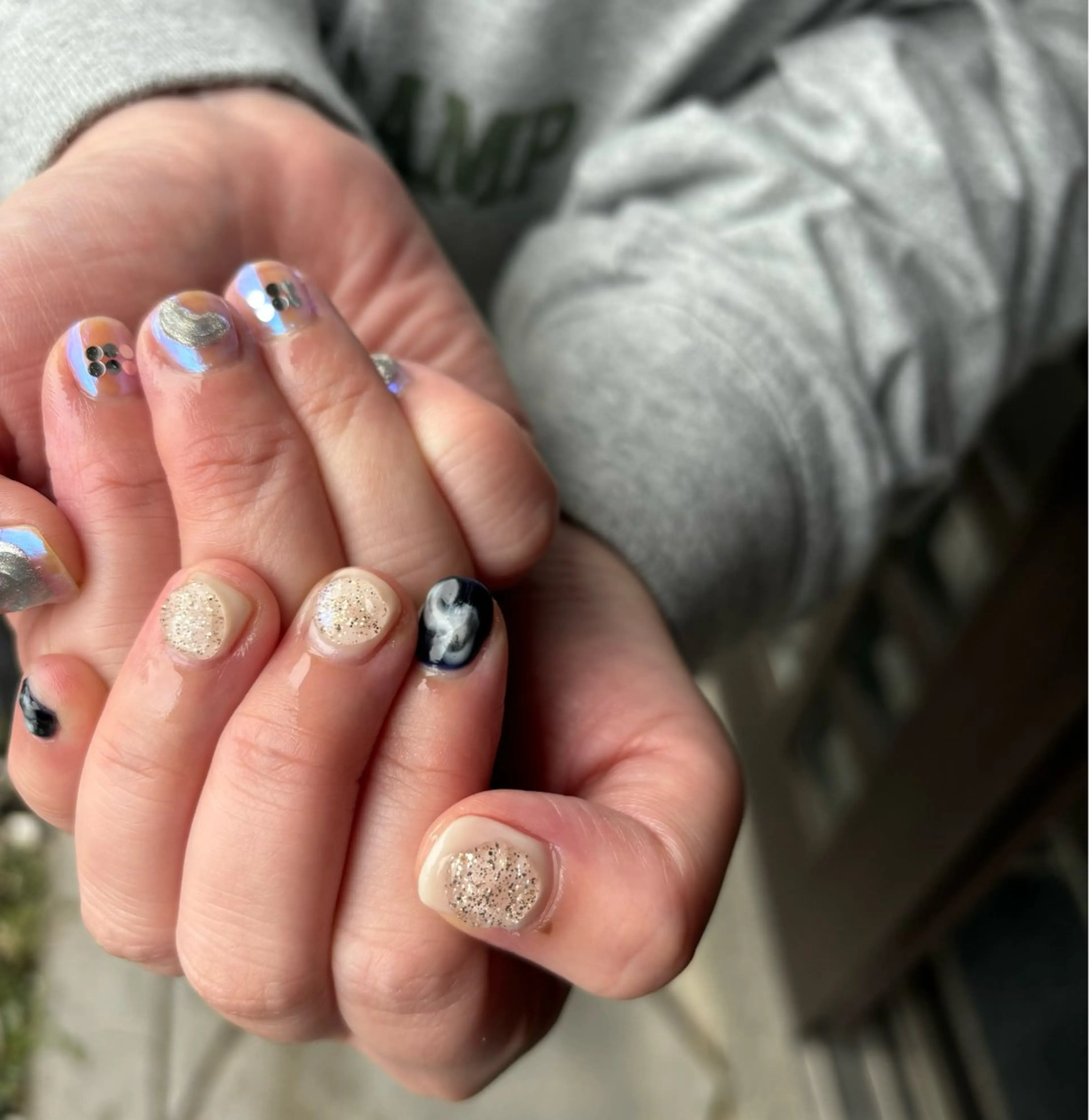 ネイル シンプルネイル ハンドネイル フットネイル 🍐 ひろみのネイルデザイン