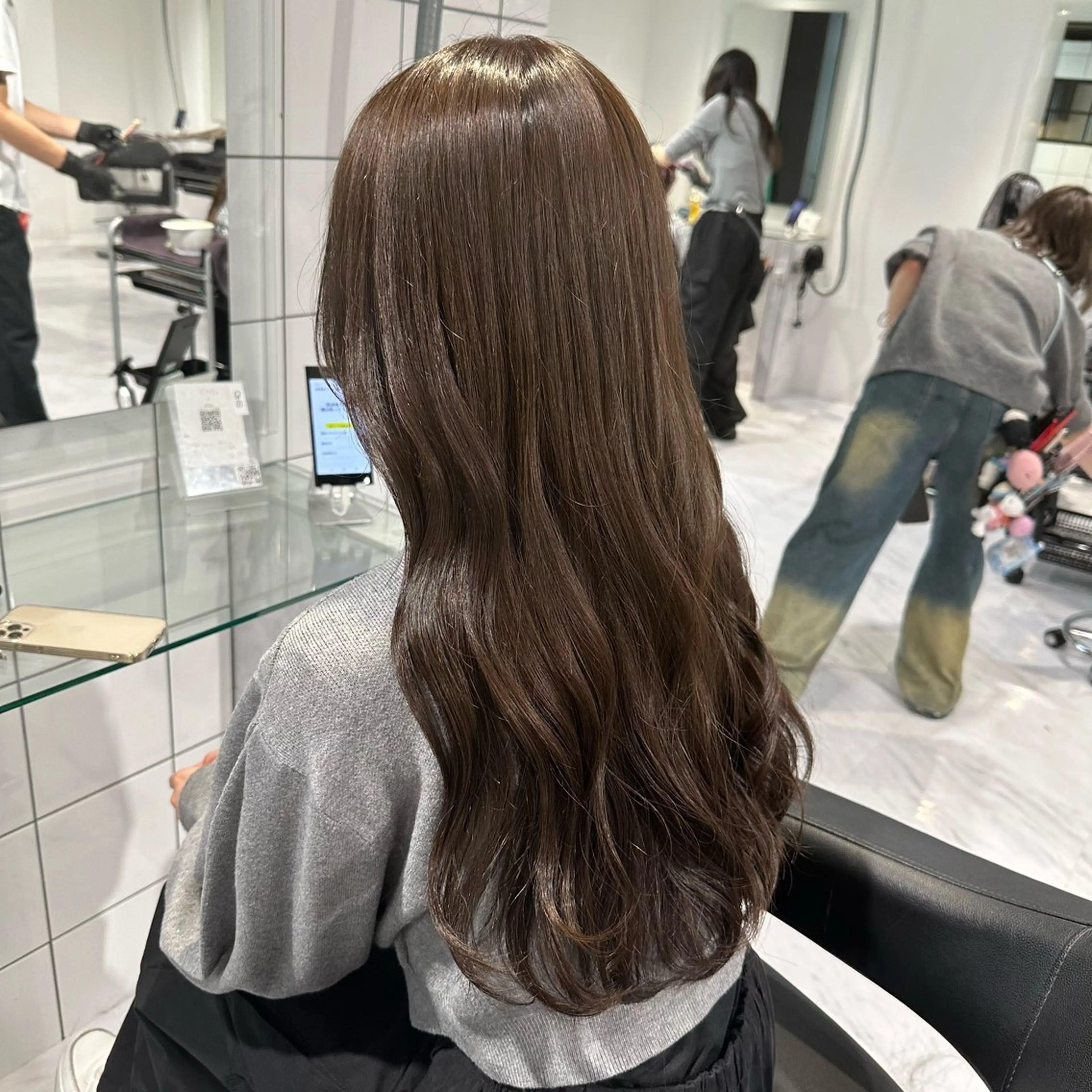 ロング カラー ヘアアレンジ 透明感ラベンダー💗 SHOのヘアスタイル