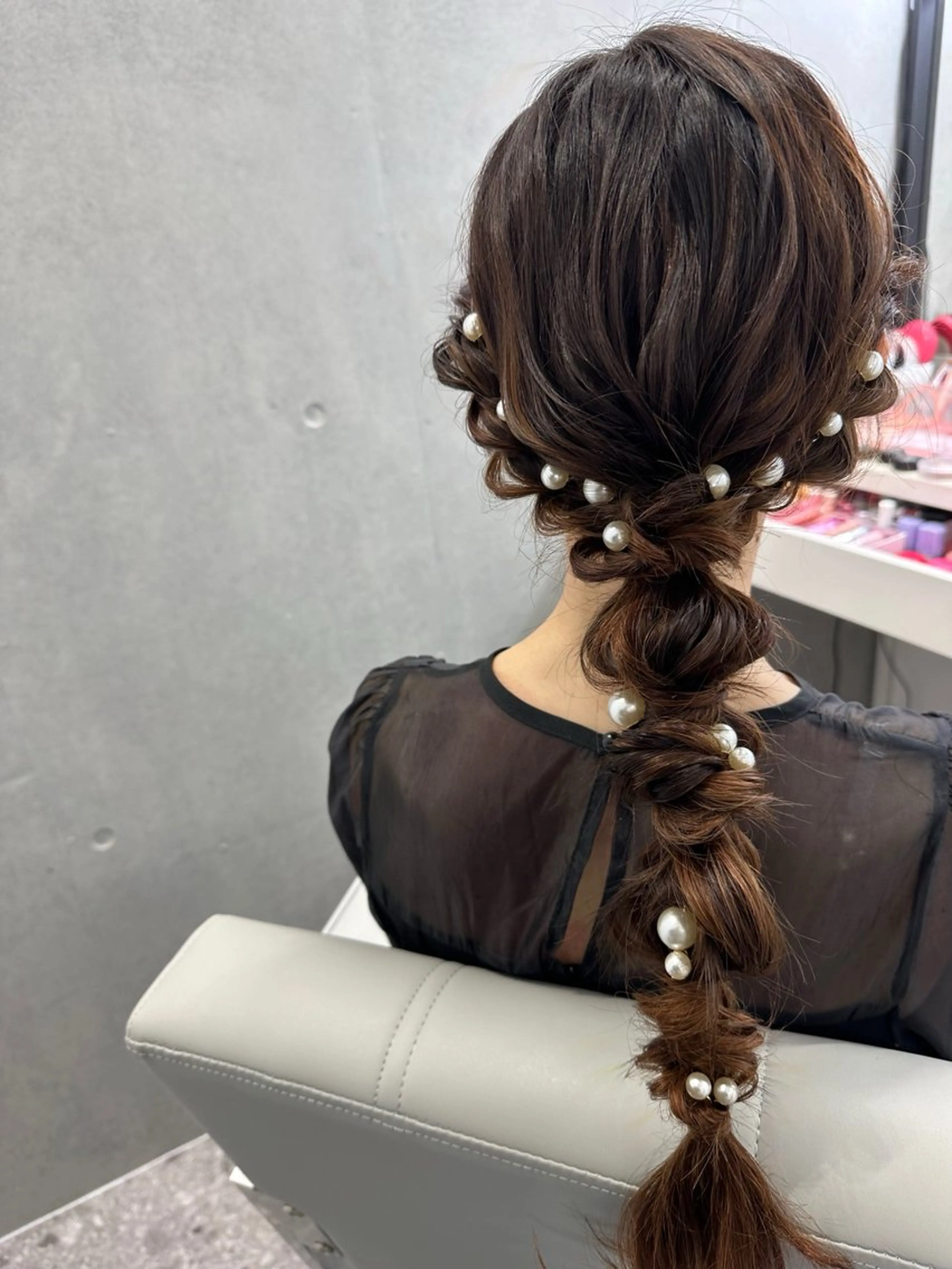 ロング ヨシンモリ 韓国風ヘア その他 韓国メイクサロン YUKINA東京のその他イメージ