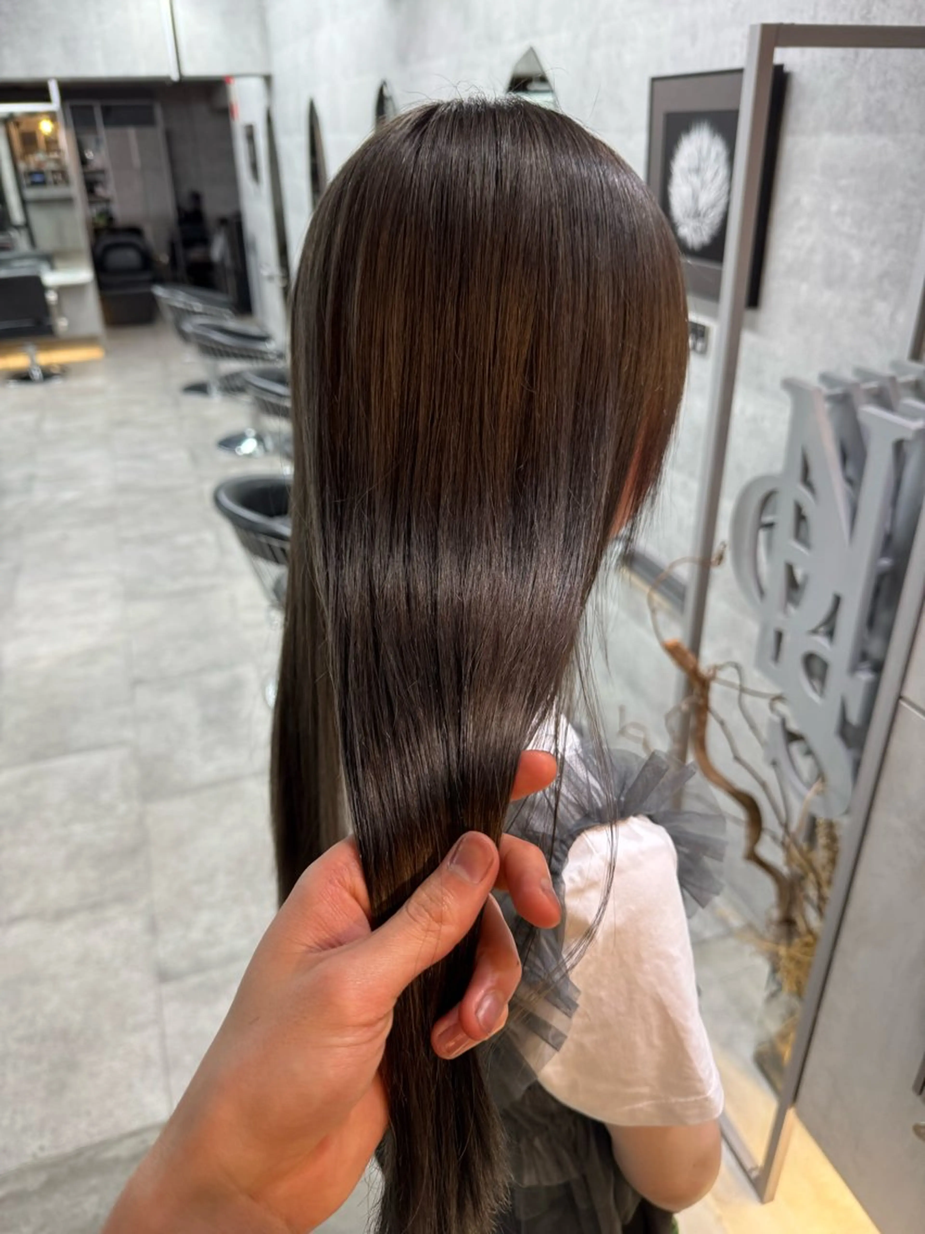 ロング カラー カット ヘアカラー あなたのお悩み改善" You"💚❤️💛のヘアスタイル