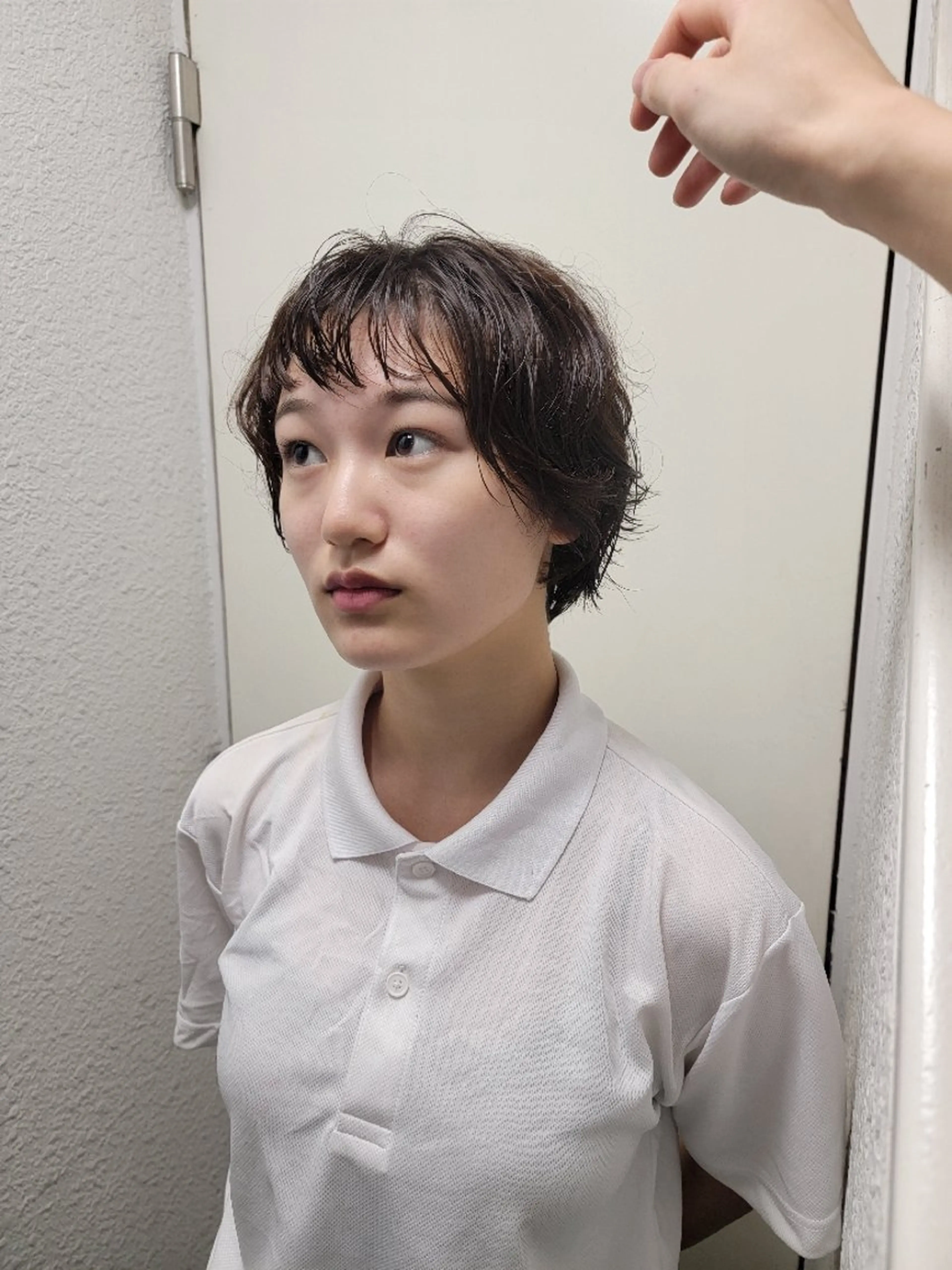 ショート OMA　片岸 信征のヘアスタイル
