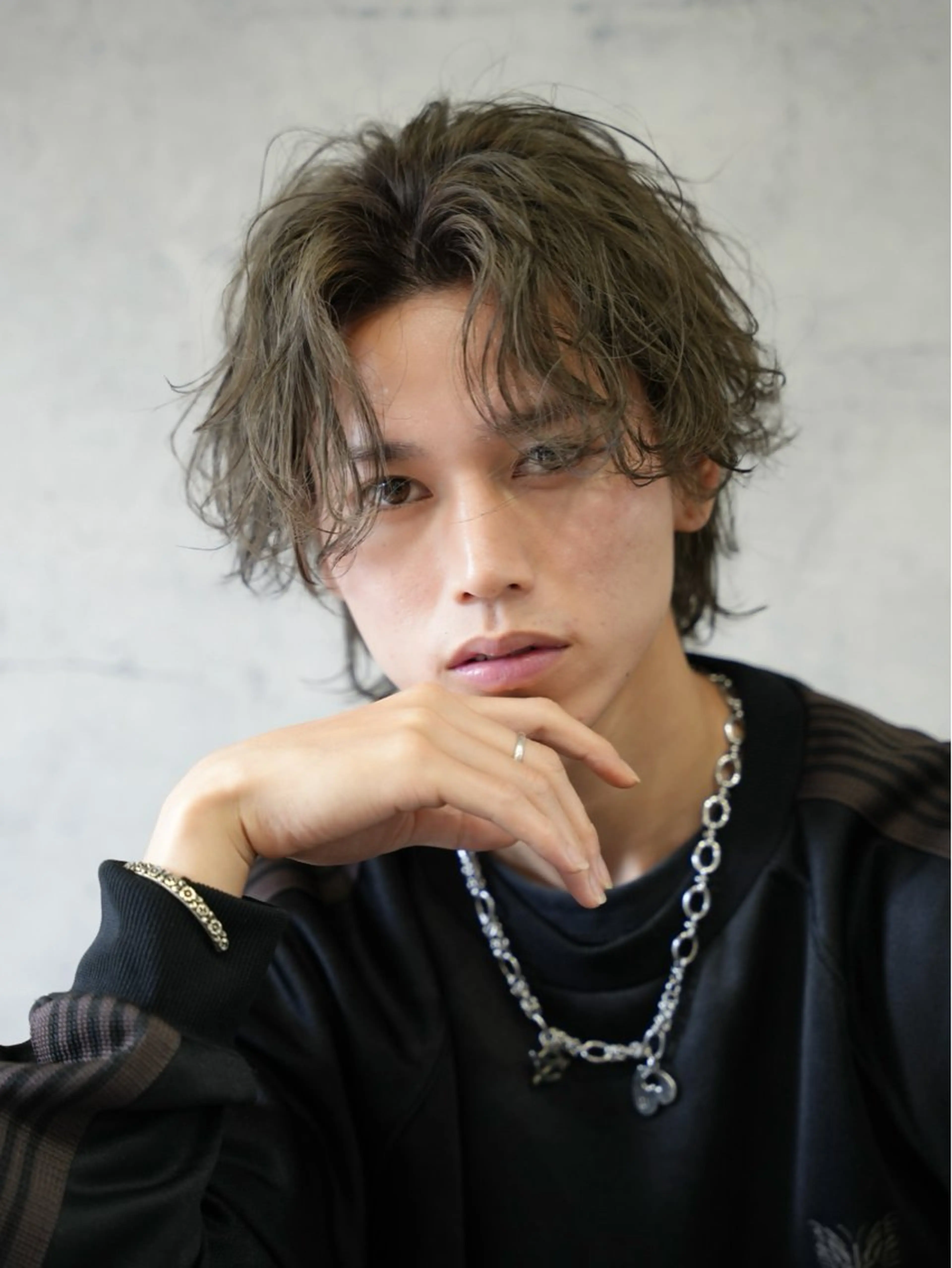 ミディアム ミディアムパーマ カット パーマ 🔥メンズ特化美容師 💥小倉大和💥のヘアスタイル