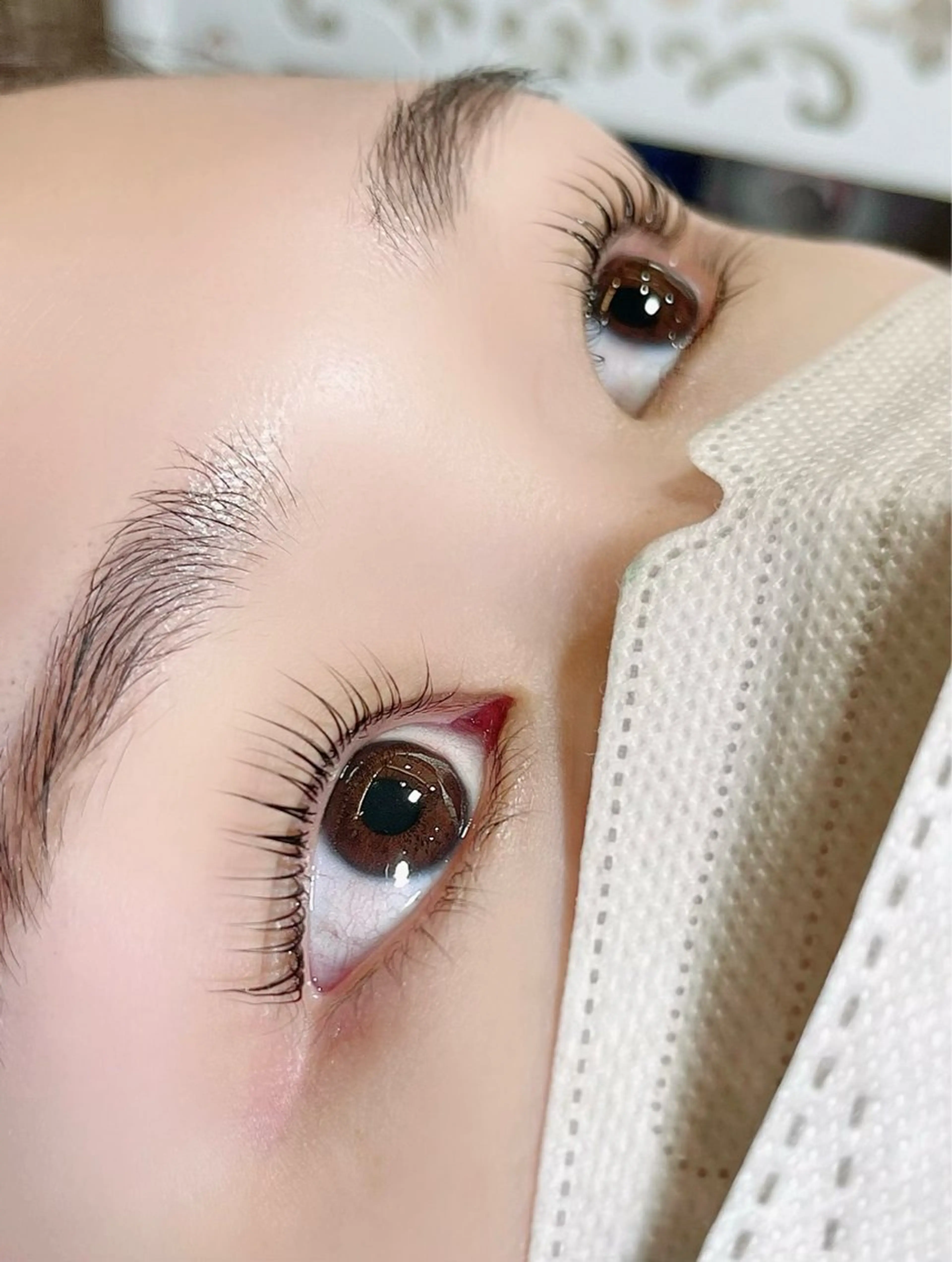 マツエク・マツパ フラットラッシュ パリジェンヌラッシュリフト まつげパーマ 一重×まつ毛パーマ ボリュームラッシュ マツパ Charme 五反田・不動前・目黒のマツエク・マツパデザイン