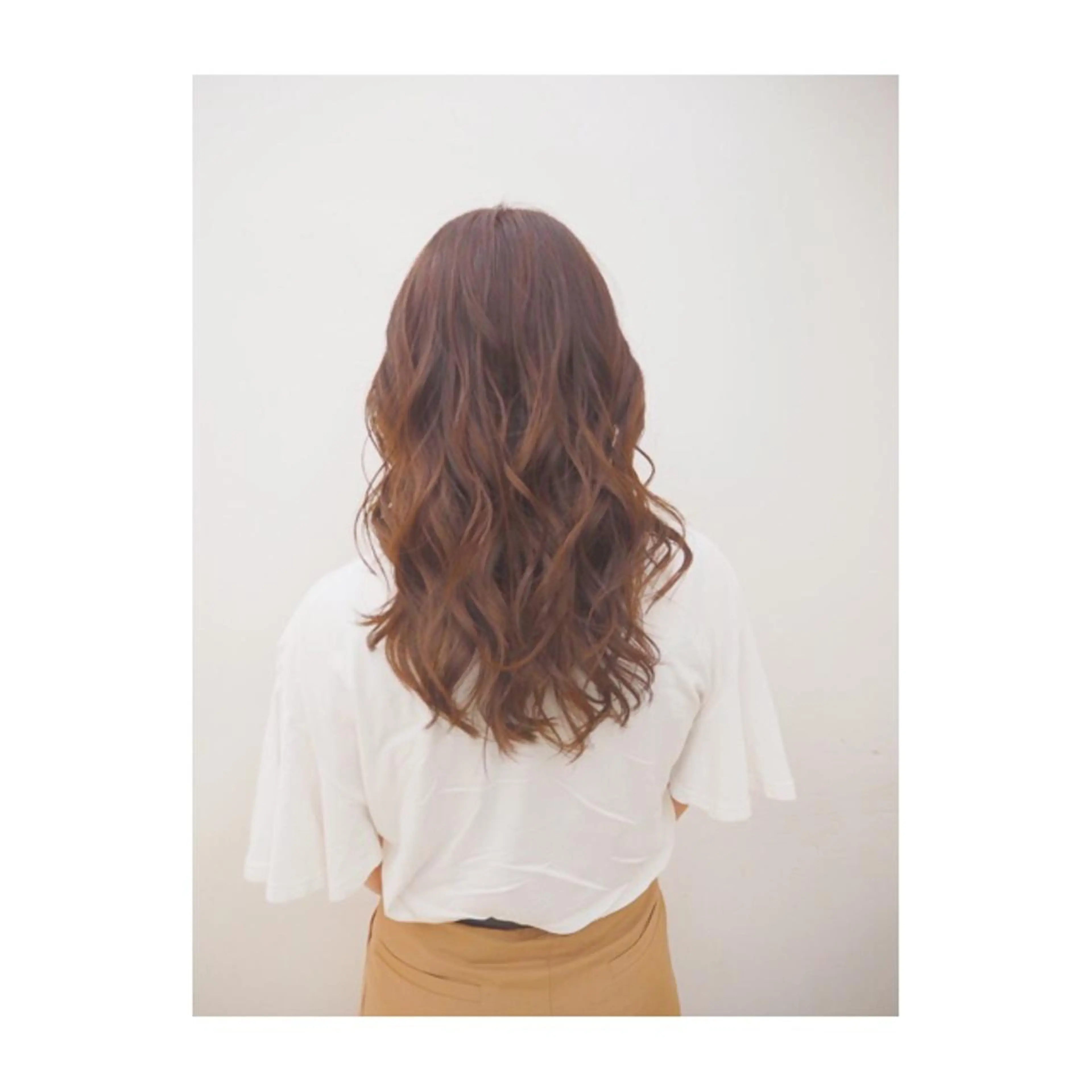 ロング カラー 永岡 鉄平のヘアスタイル