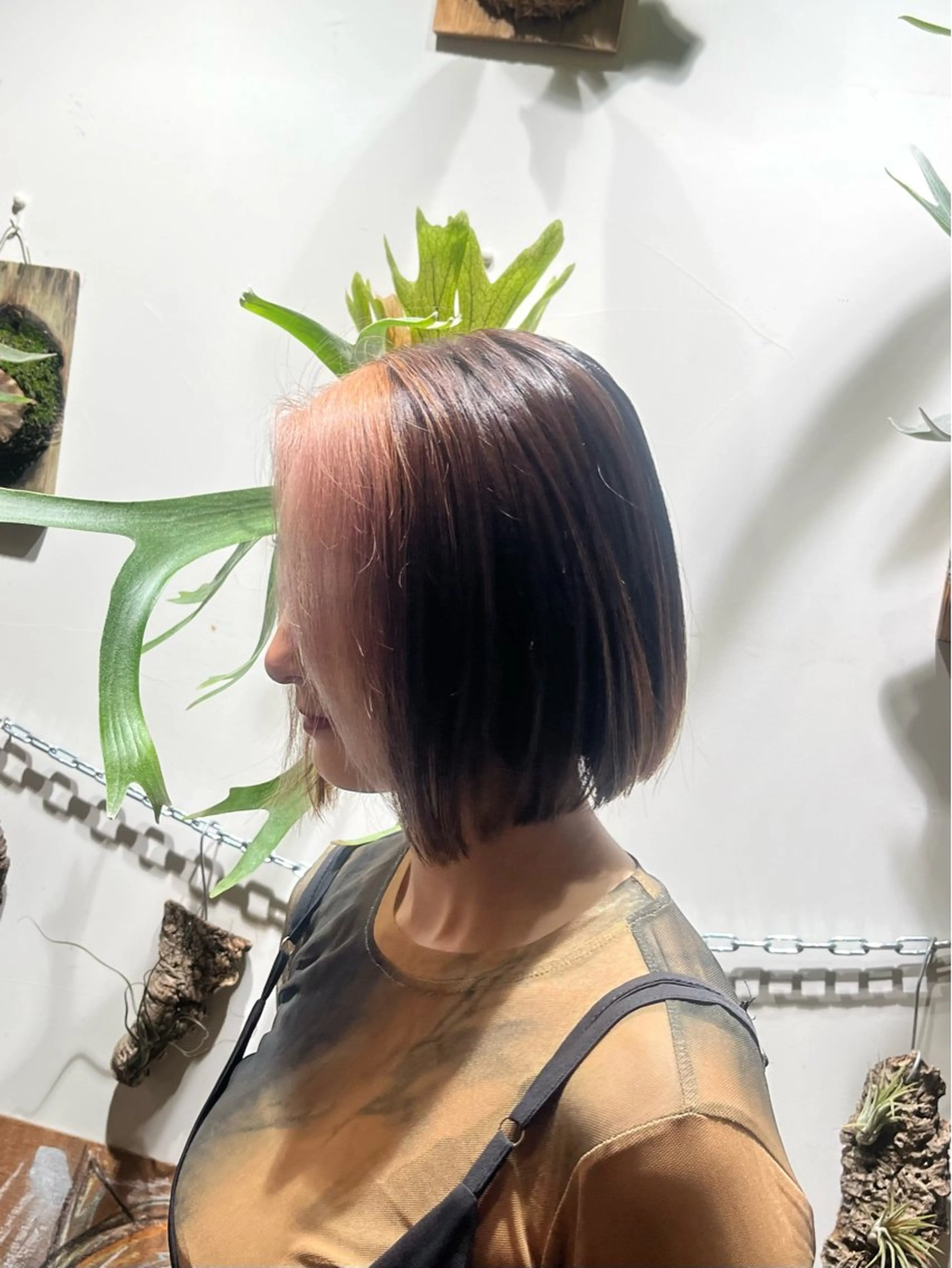 ショート カラー ヘアカラー 松原 樹里のヘアスタイル