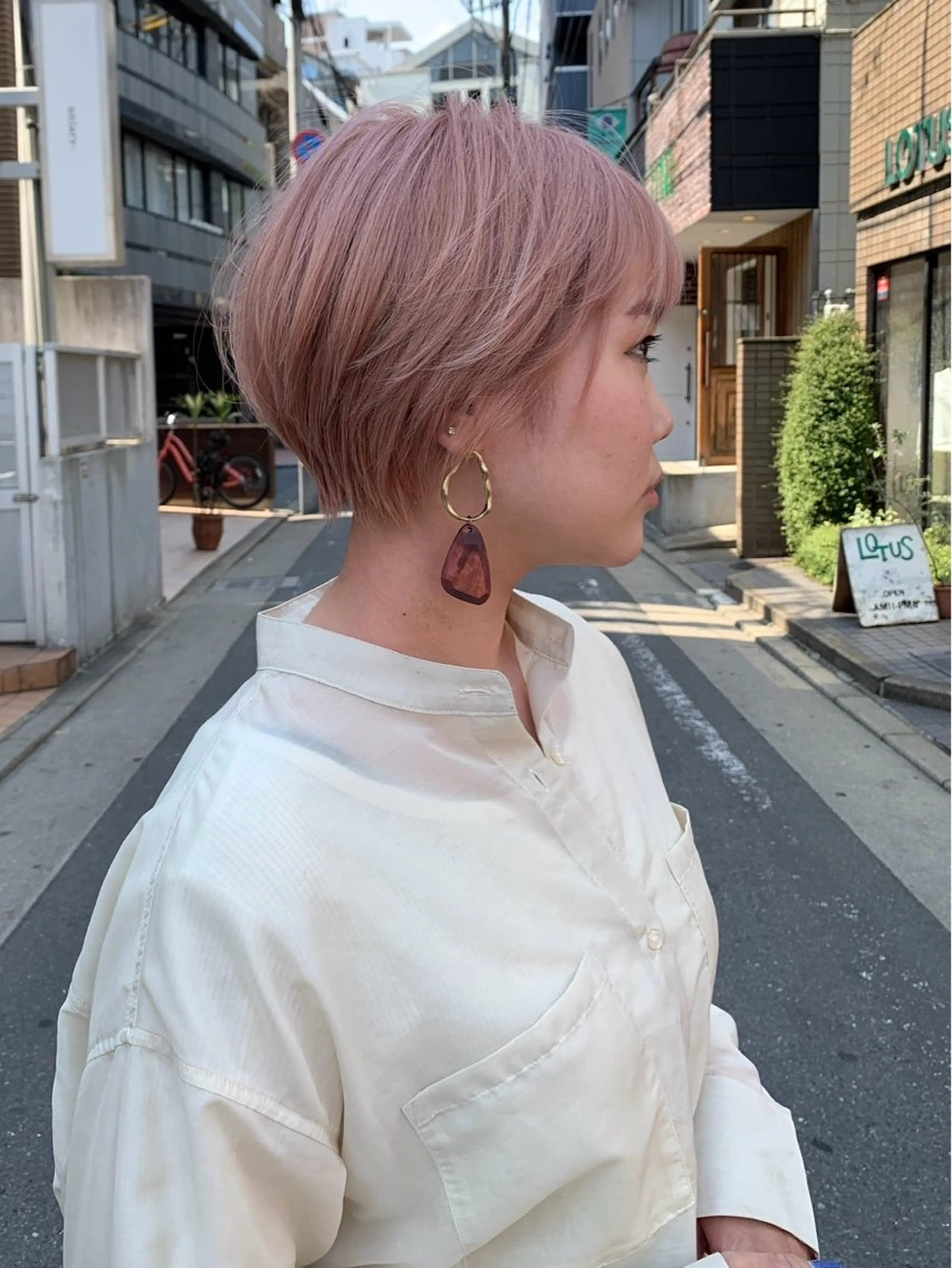 ミディアム Day&Night　本店所属・ボブカット✂︎ 光翼のヘアスタイル