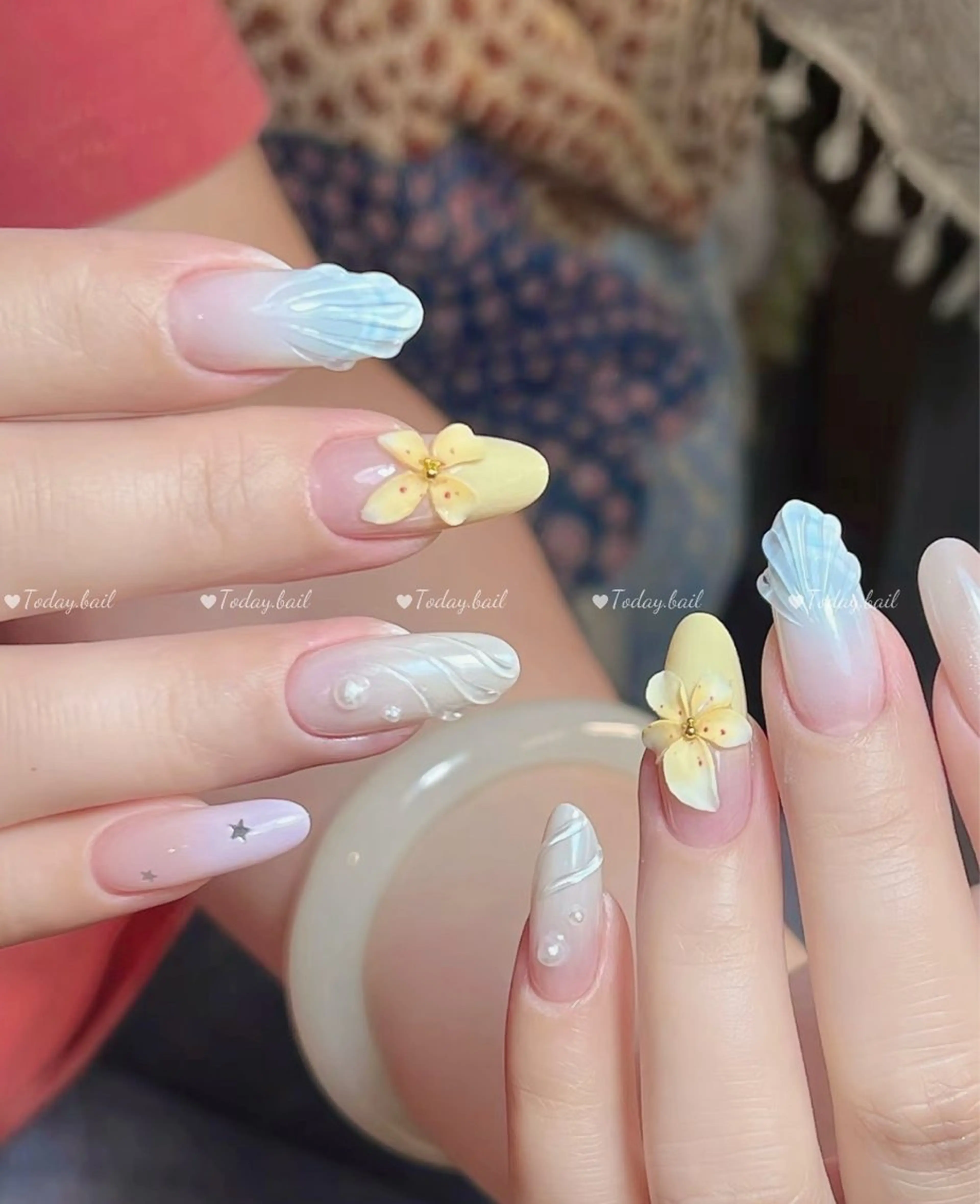 ネイル ハンドネイル 🎀Today nail💅のネイルデザイン