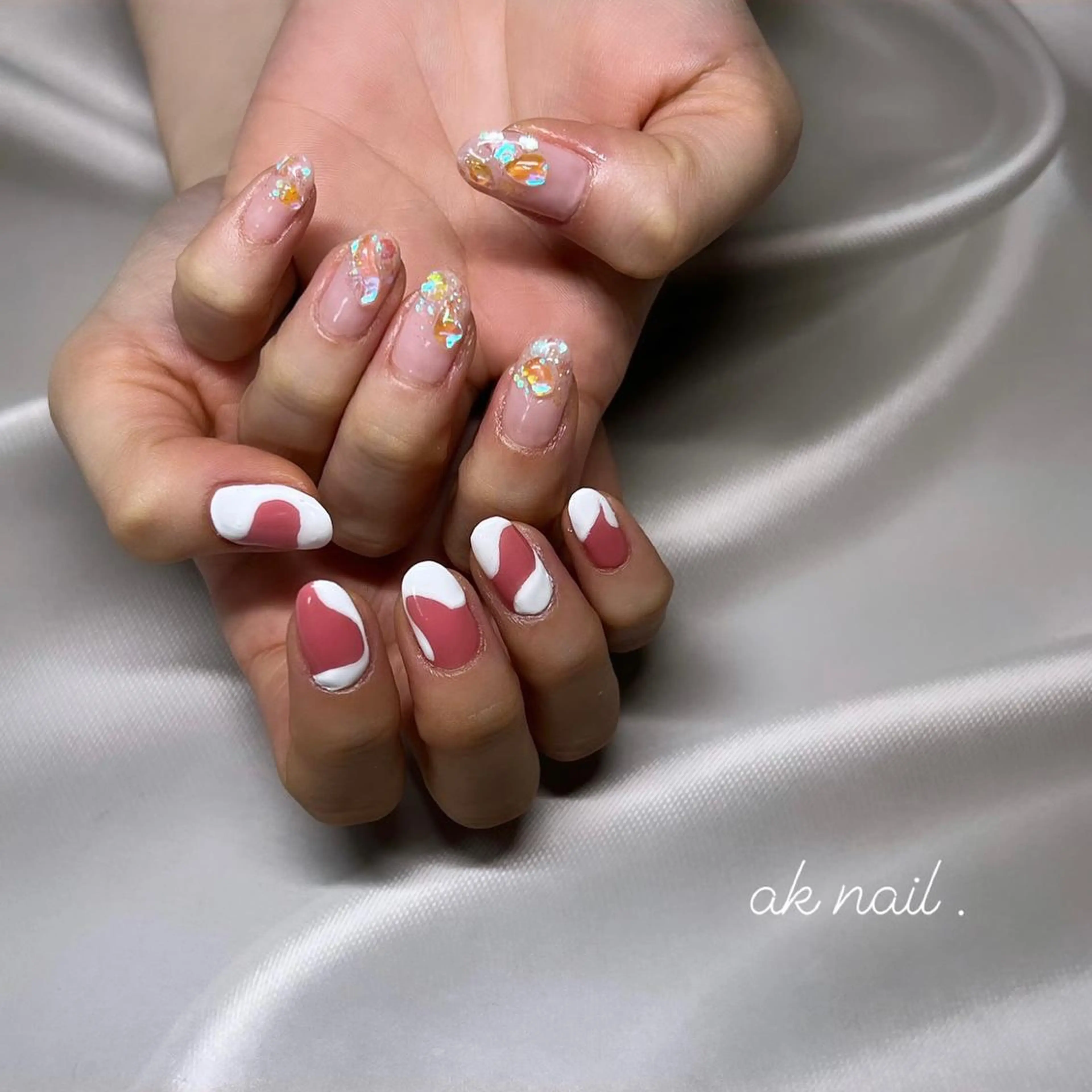 ネイル ハンドネイル ak nail .のネイルデザイン