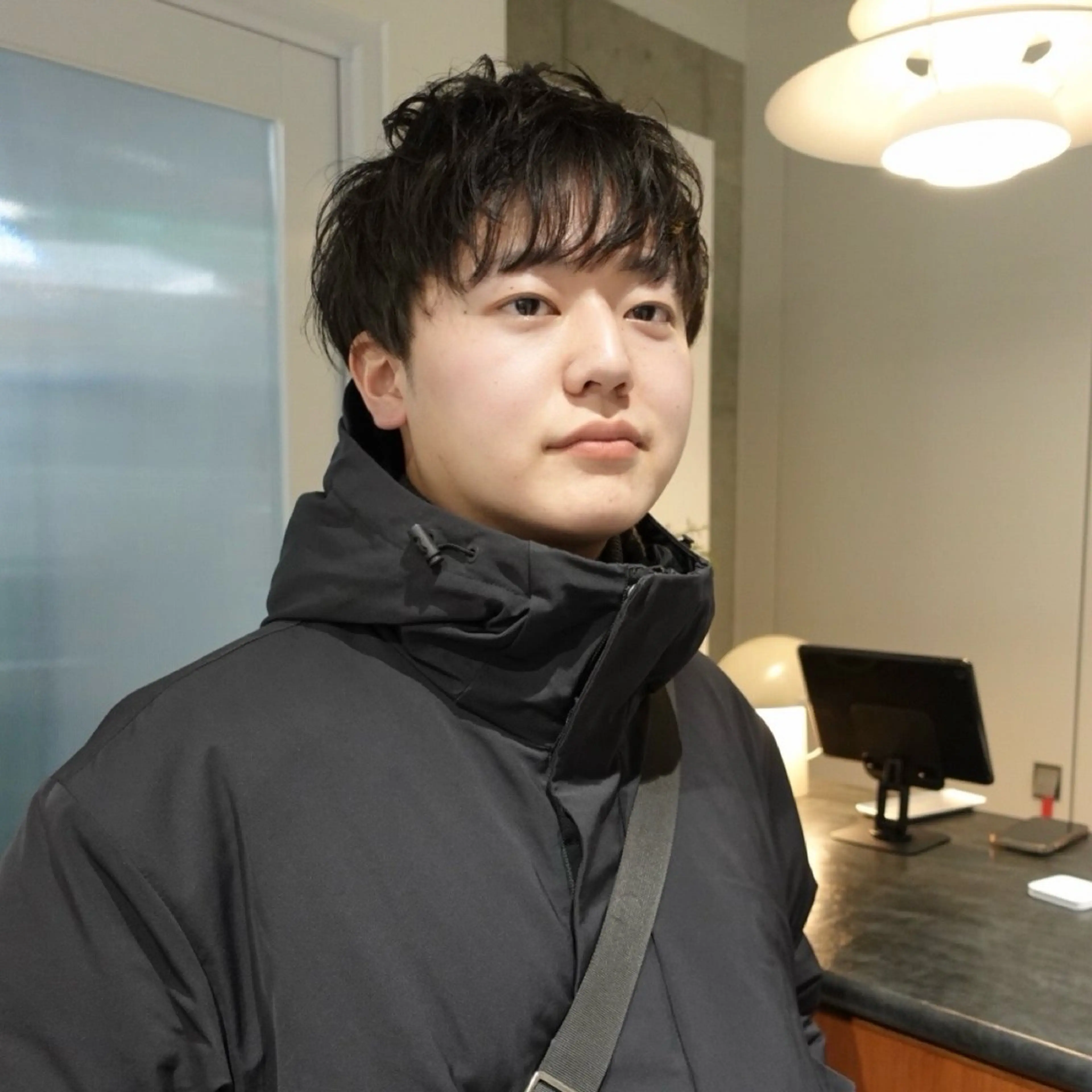 ショート ヘアアレンジ メンズ メンズパーマ ショートヘア カット 🌐サトウ リョウ🌐のヘアスタイル