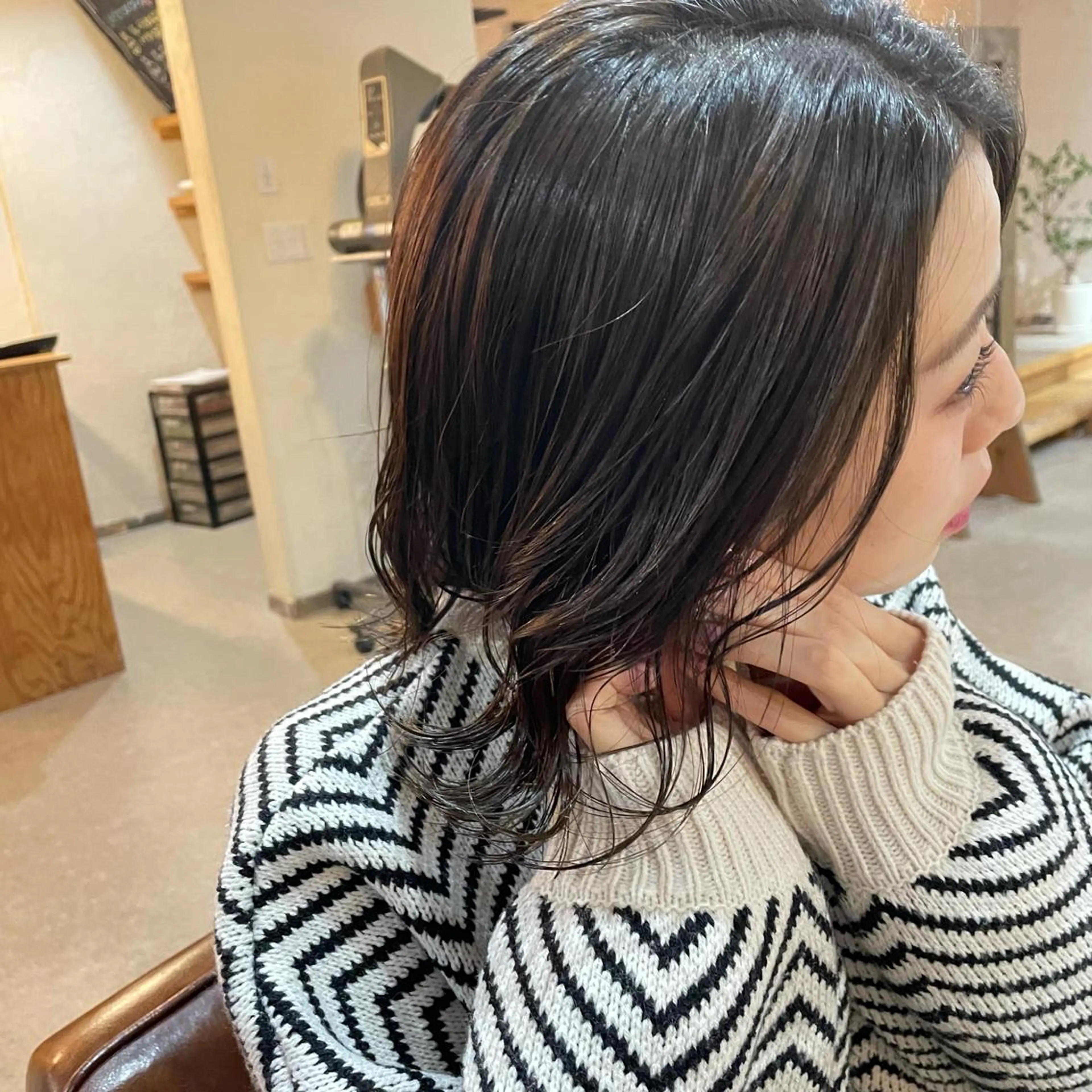 ミディアム カラー 🌼RIKA🌼レデ ィース専門💖のヘアスタイル