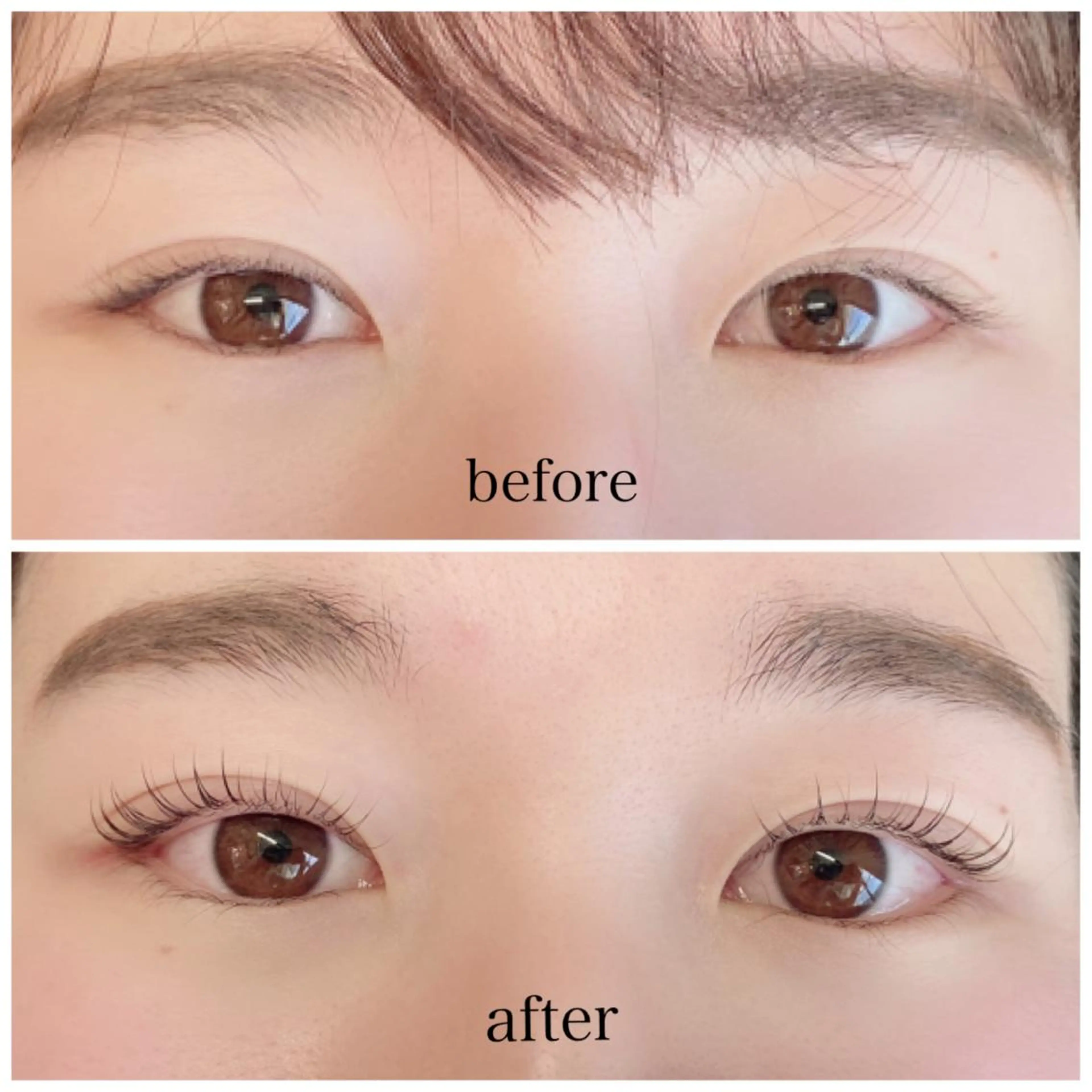 マツエク・マツパ カラーマツエク フラットラッシュ 韓国風マツエク パリジェンヌラッシュリフト まつげパーマ オーダーメイドまつげ ＆まゆげ.RIKAのマツエク・マツパデザイン