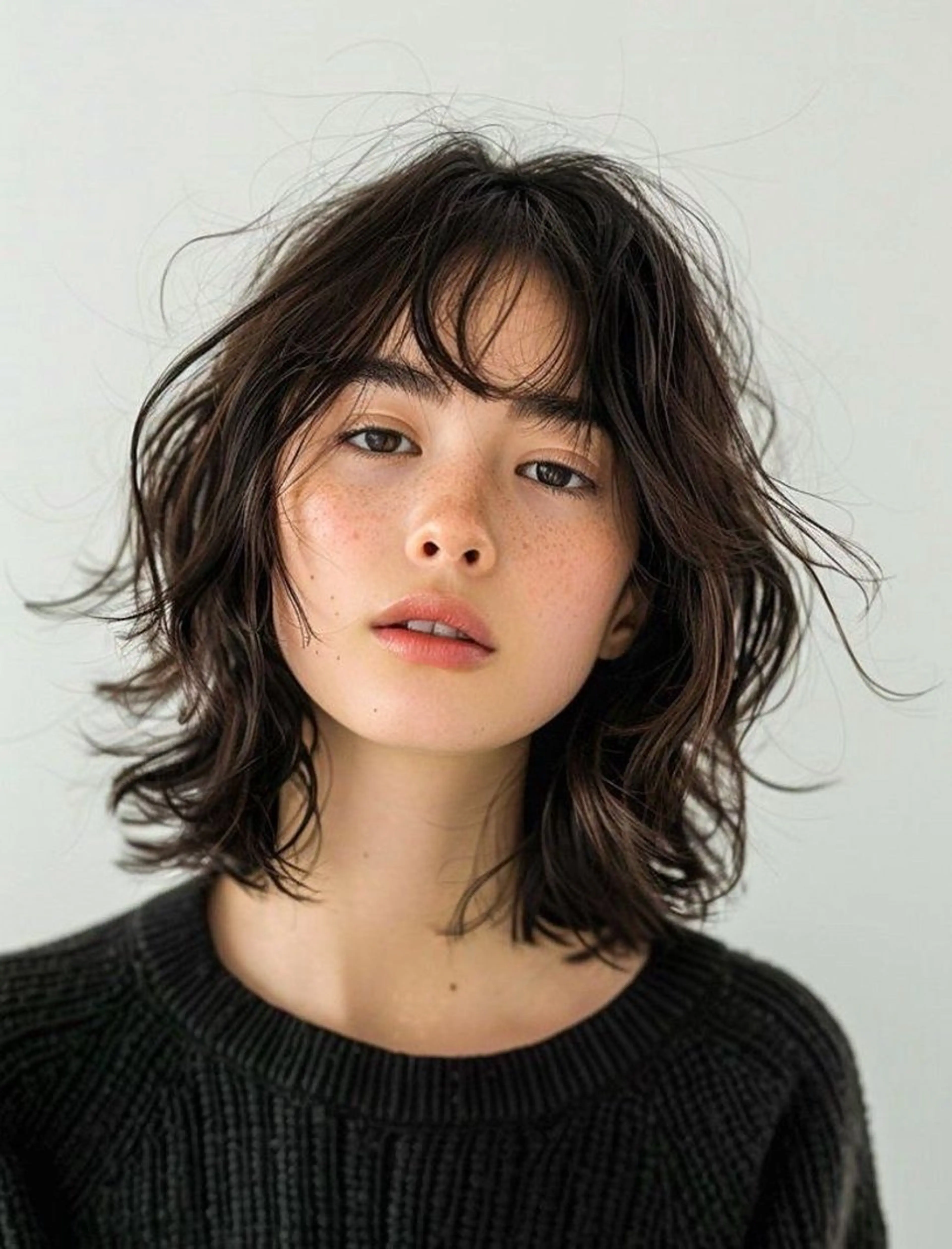 ミディアム パーマ パーマ ボブ/ミディアム/表 参道パーマ/aobaのヘアスタイル