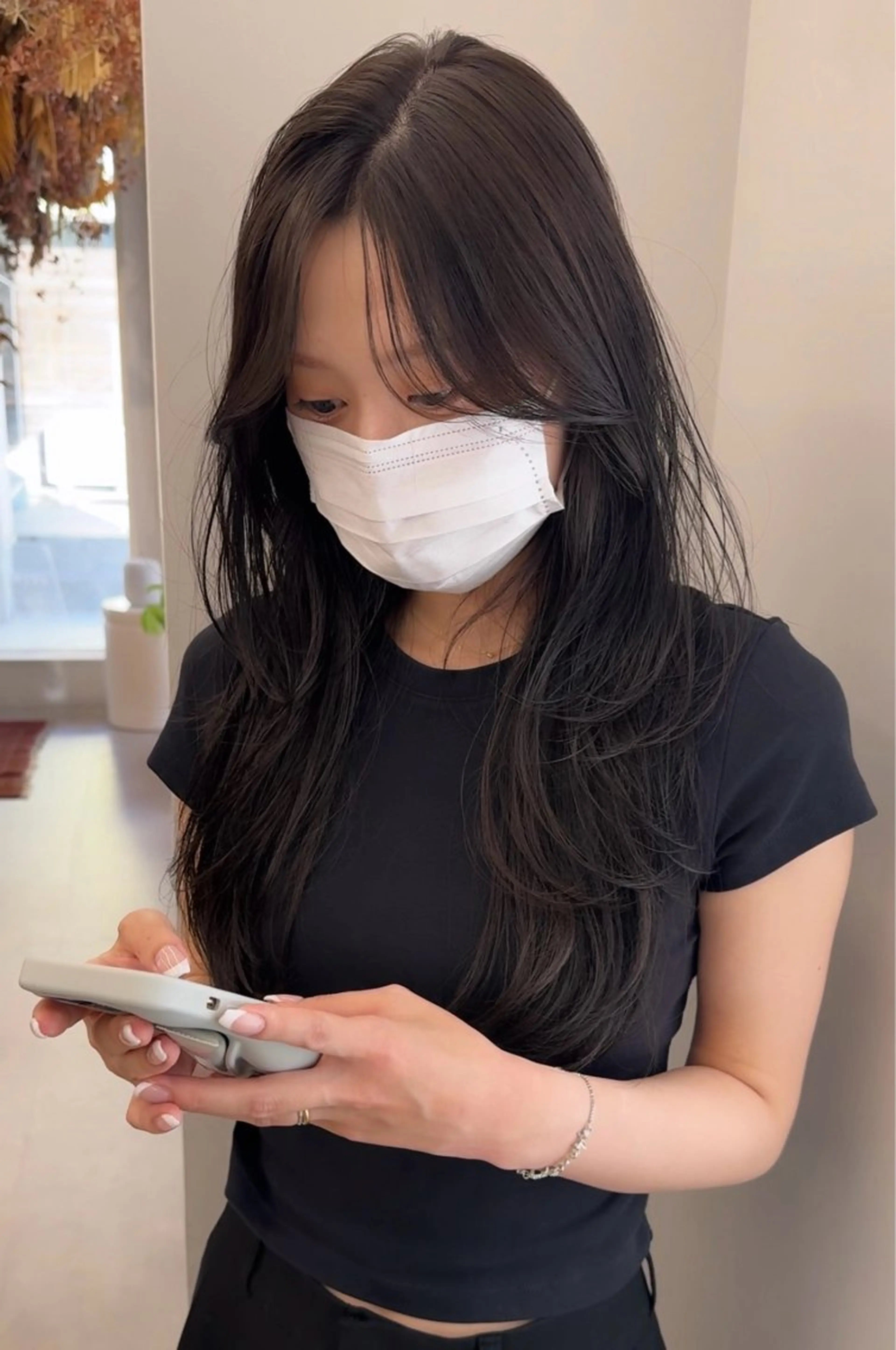 ロング ロングレイヤー レイヤーカット ロング 田中 叶太のヘアスタイル