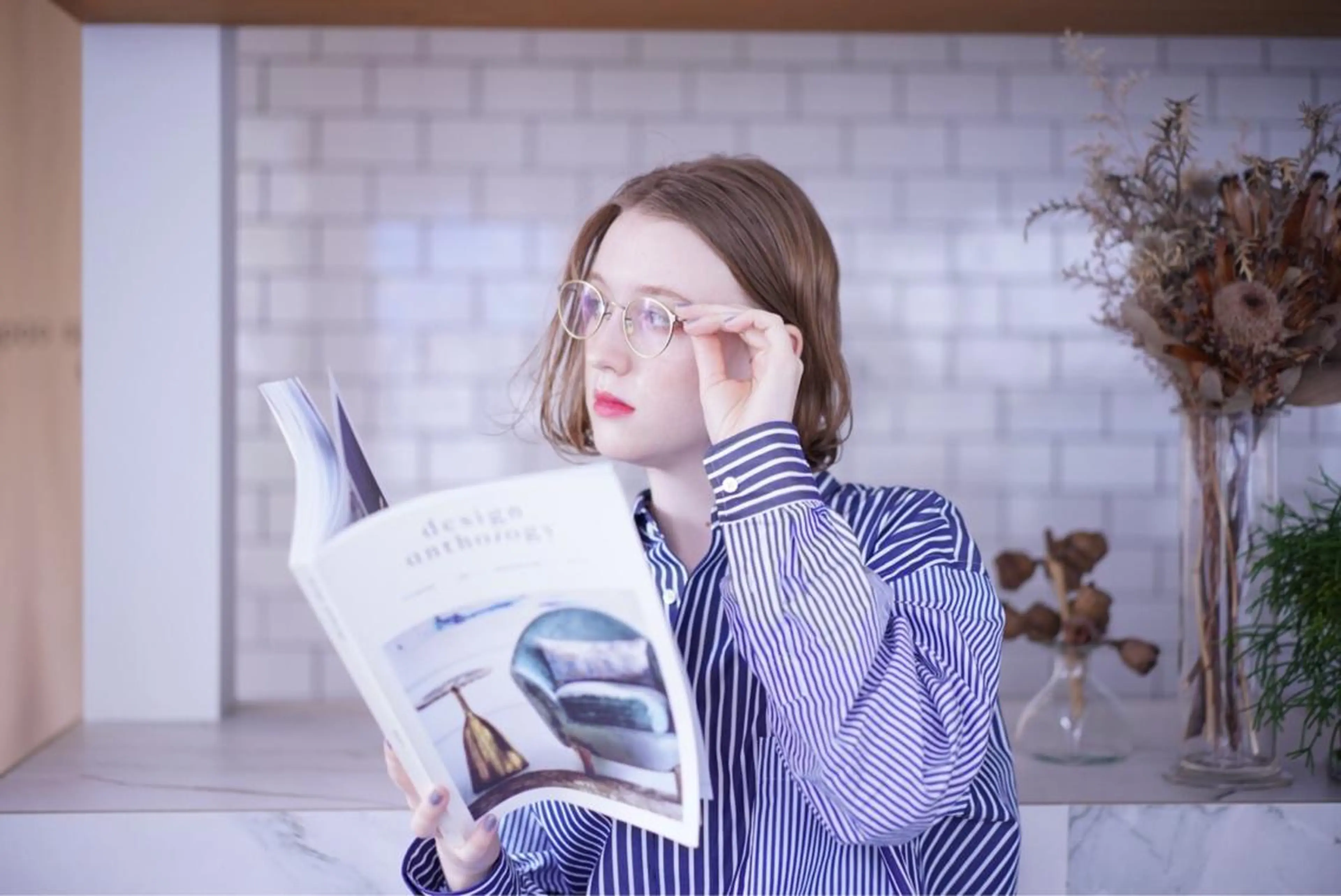 ミディアム Maison所属・KAORI カオリのヘアスタイル