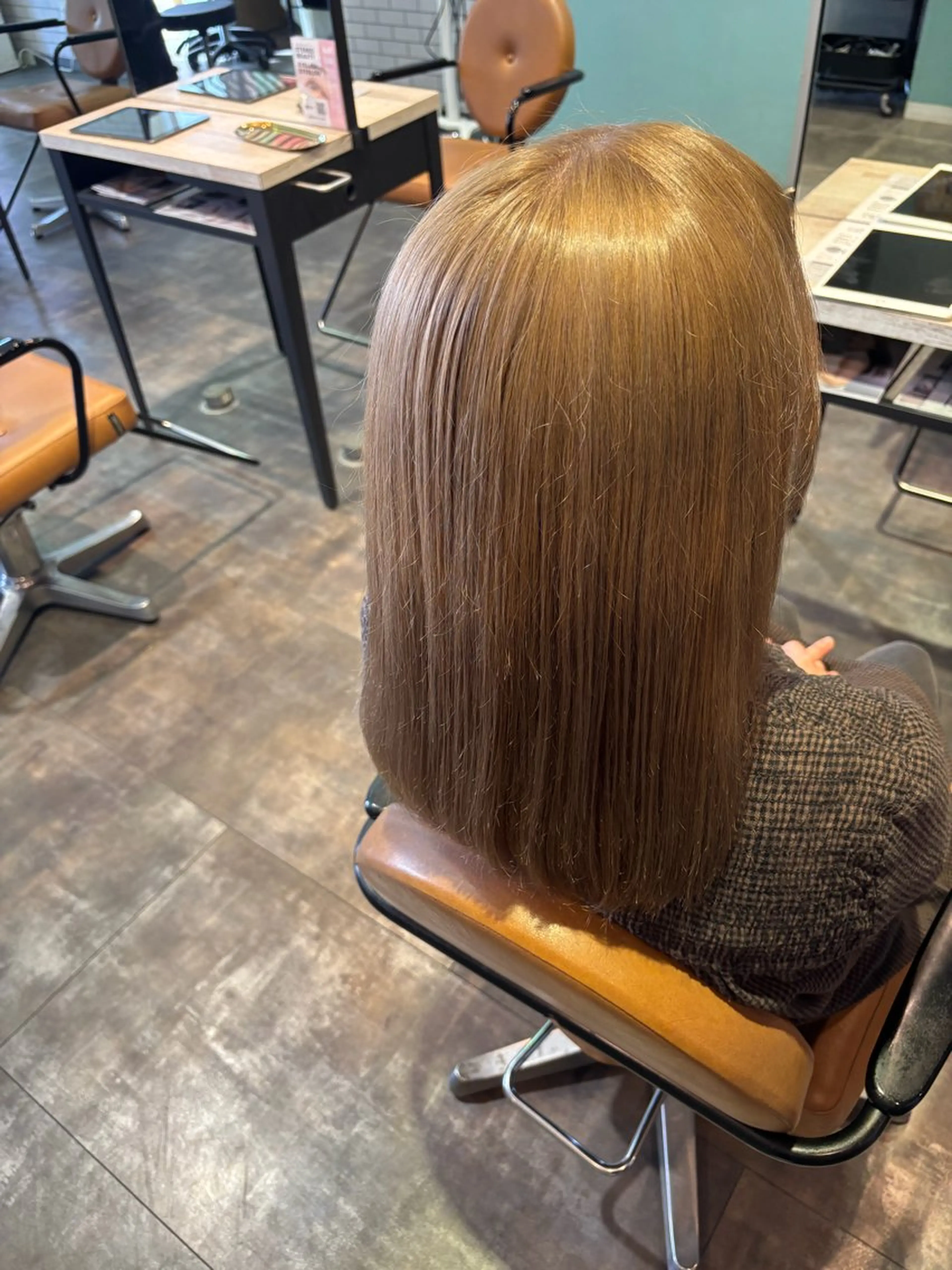 カラー ベージュカラー 透明感カラー ミルクティーベージュ ヘアカラー Nakamura Ruruのヘアスタイル