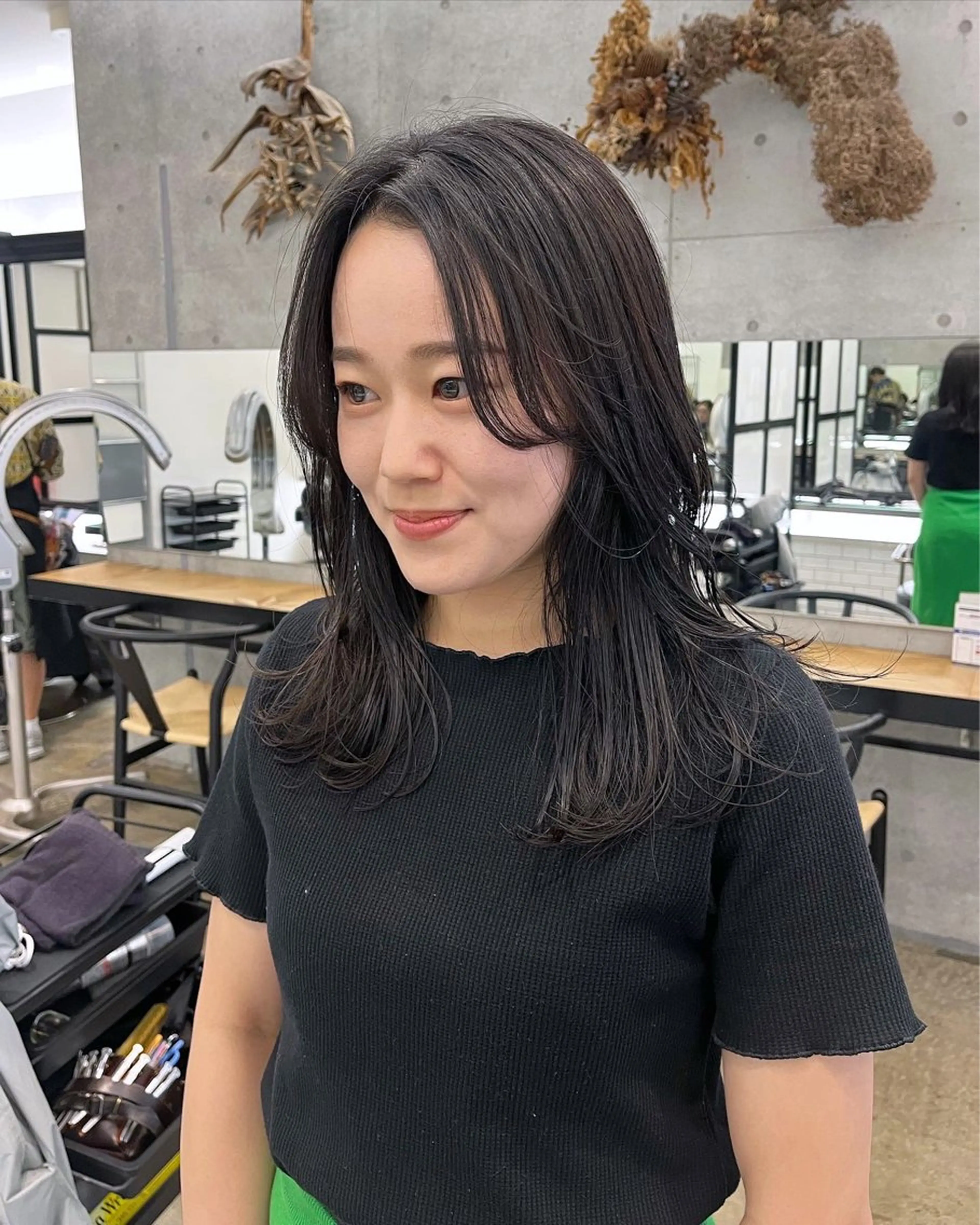 セミロング カラー GO TODAY SHAiRE SALON表参道Polaris店所属・暖色カラー/ピンク カラー/HARUKAのヘアスタイル