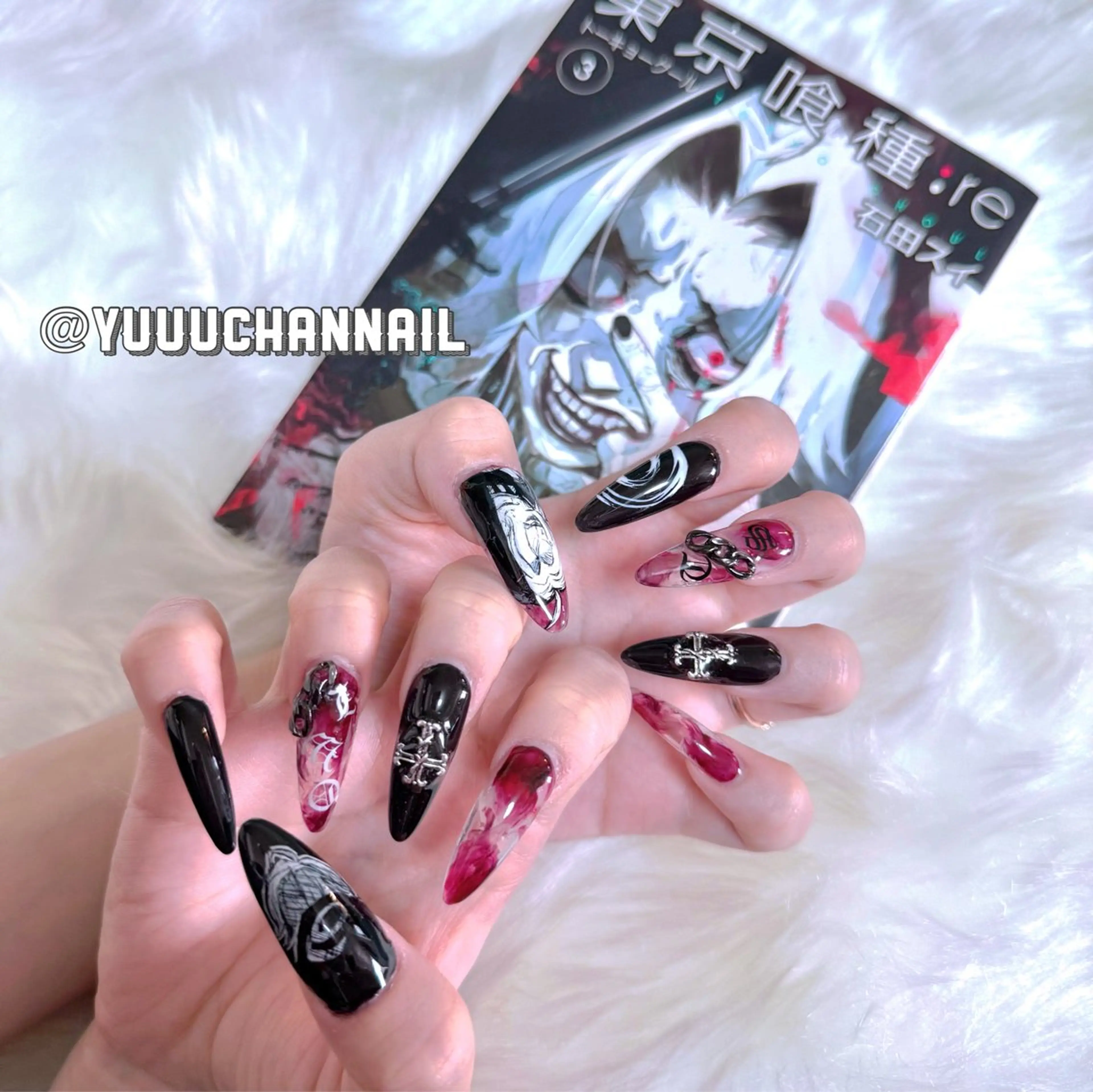 痛ネイル渋谷 Yuna(TOKYO OTAKU HAIR所属)のネイルデザイン・アート