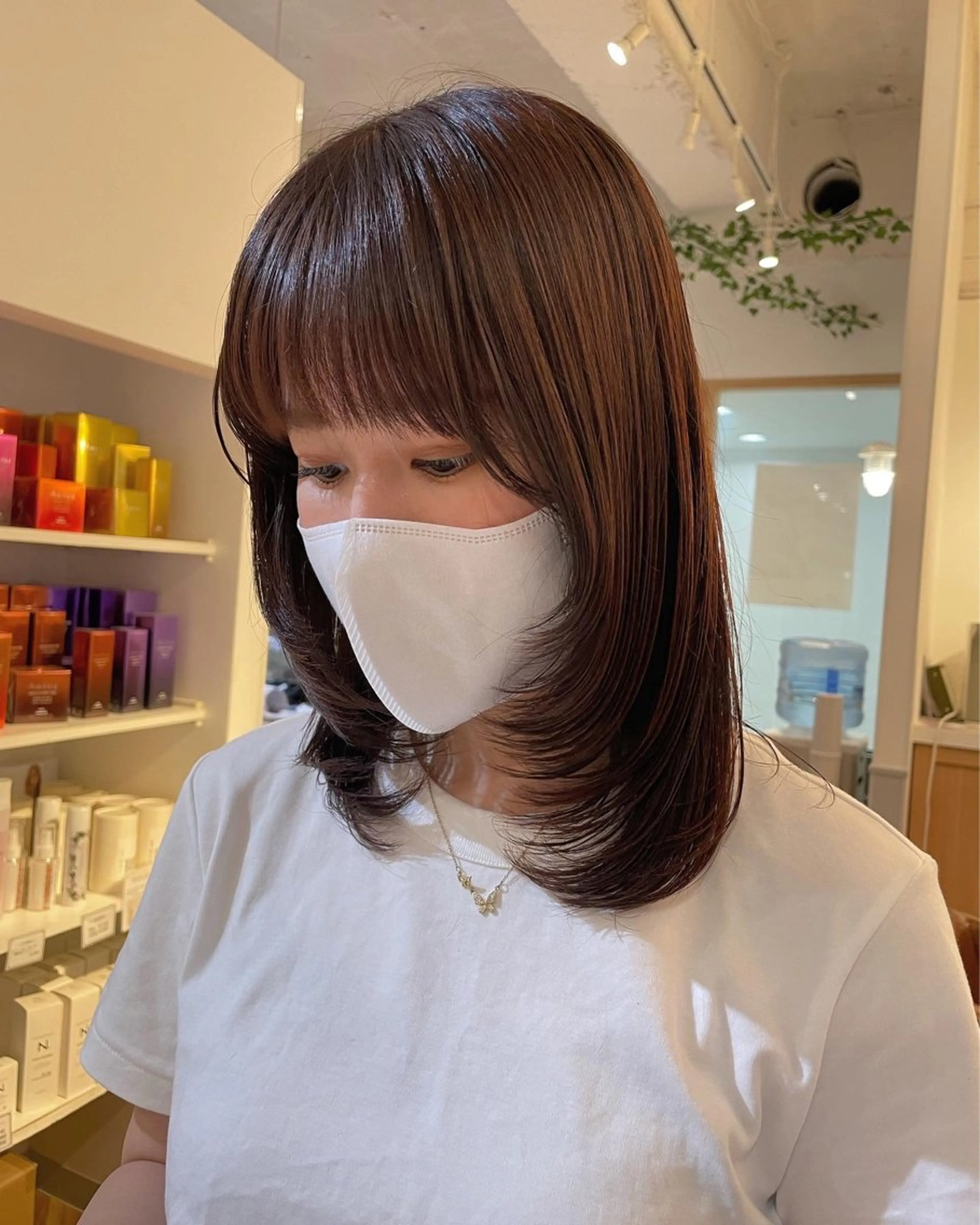 ミディアム カラー Ogata Marinaのヘアスタイル