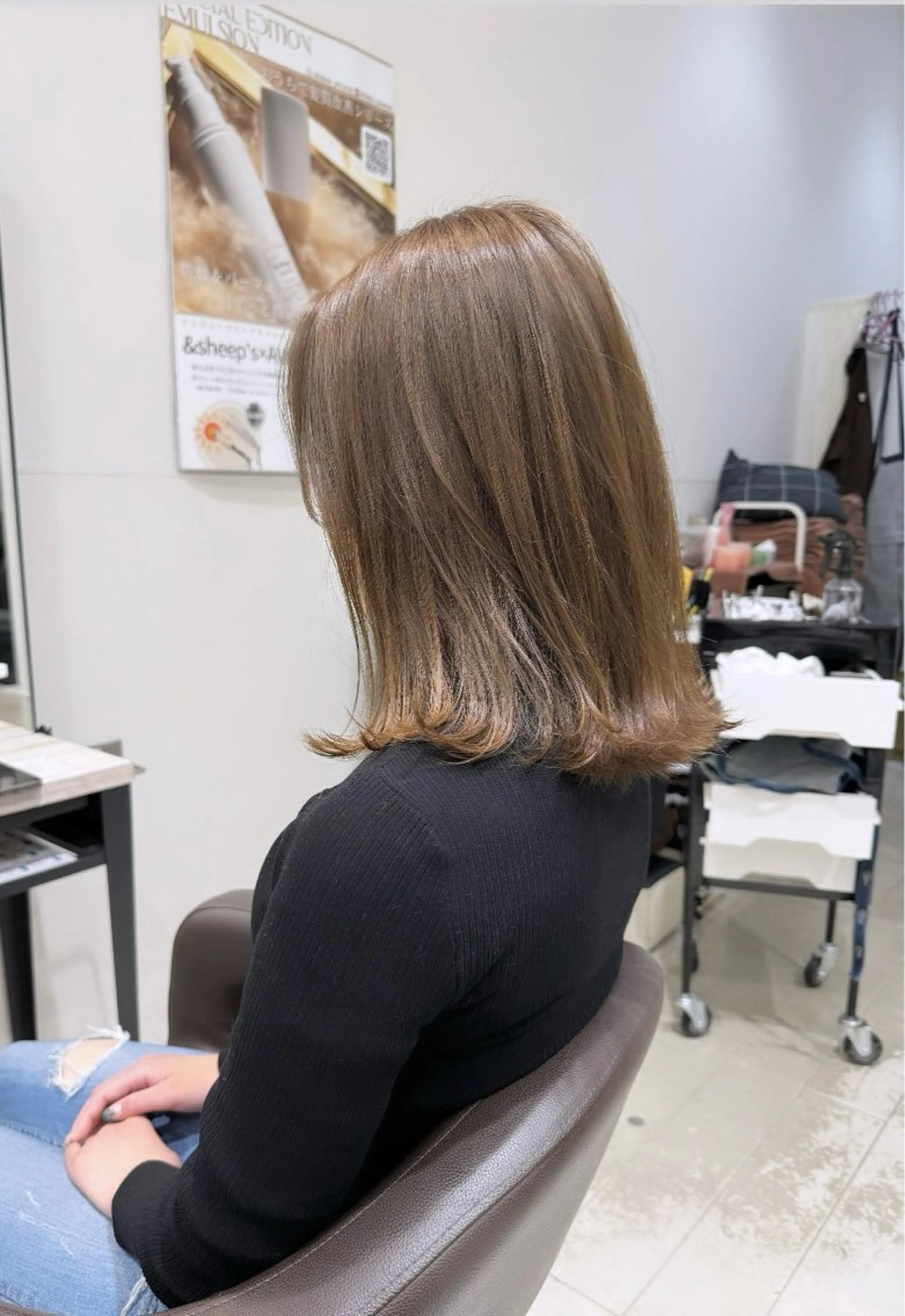 ミディアム 透明感カラー / 髪質改善　小川泰輝のヘアスタイル