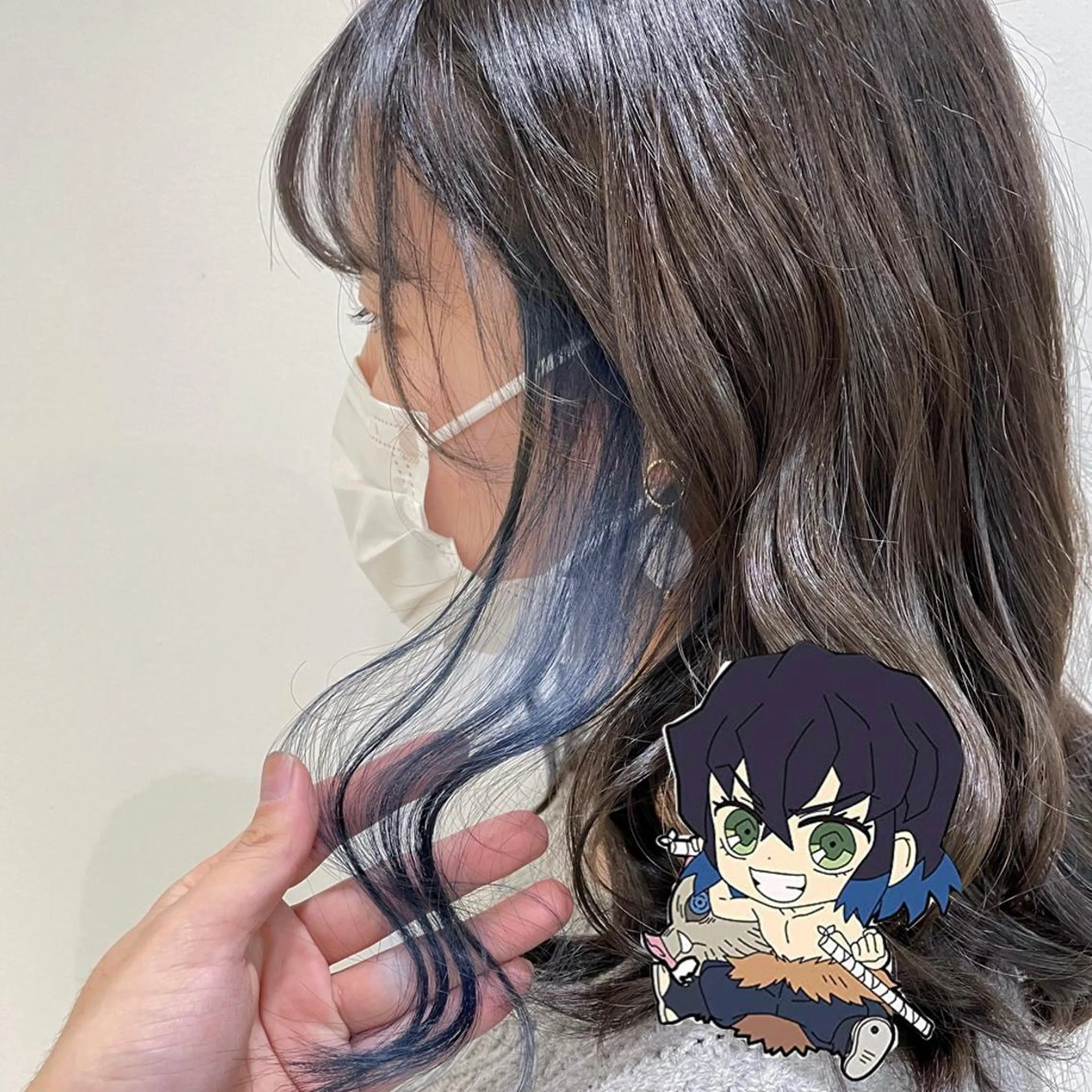 ミディアム カラー ヘアカラー トリートメント 縮毛矯正/髪質改善 /韓国風　山川春輝のヘアスタイル